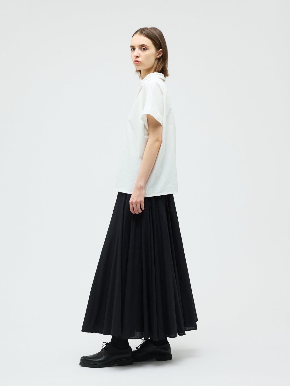 mizuiro ind ワッシャーカラーワイドシャツ｜ MARcourt ONLINE STORE