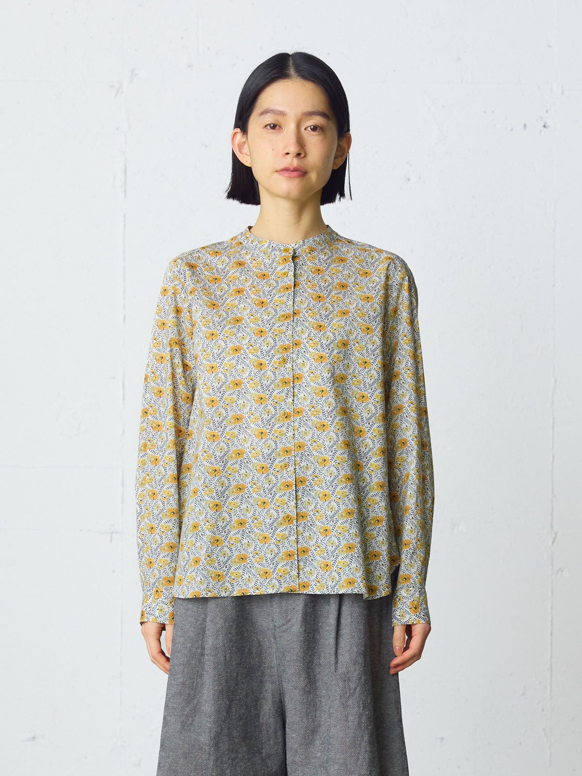 MidiUmi リバティプリントシャツ｜ MARcourt ONLINE STORE