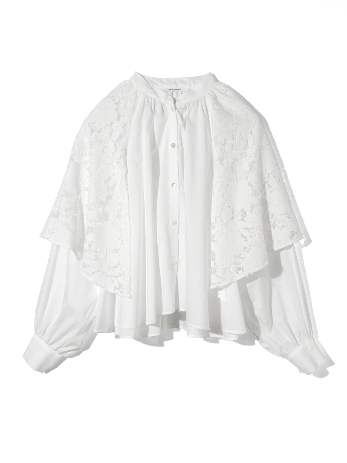 MIDIUMISOLID for Ladies レースフレアブラウス｜ MARcourt ONLINE