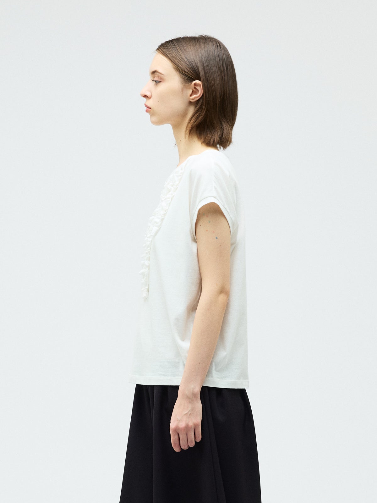 mizuiro ind フレンチスリーブフリルプルオーバー｜ MARcourt ONLINE