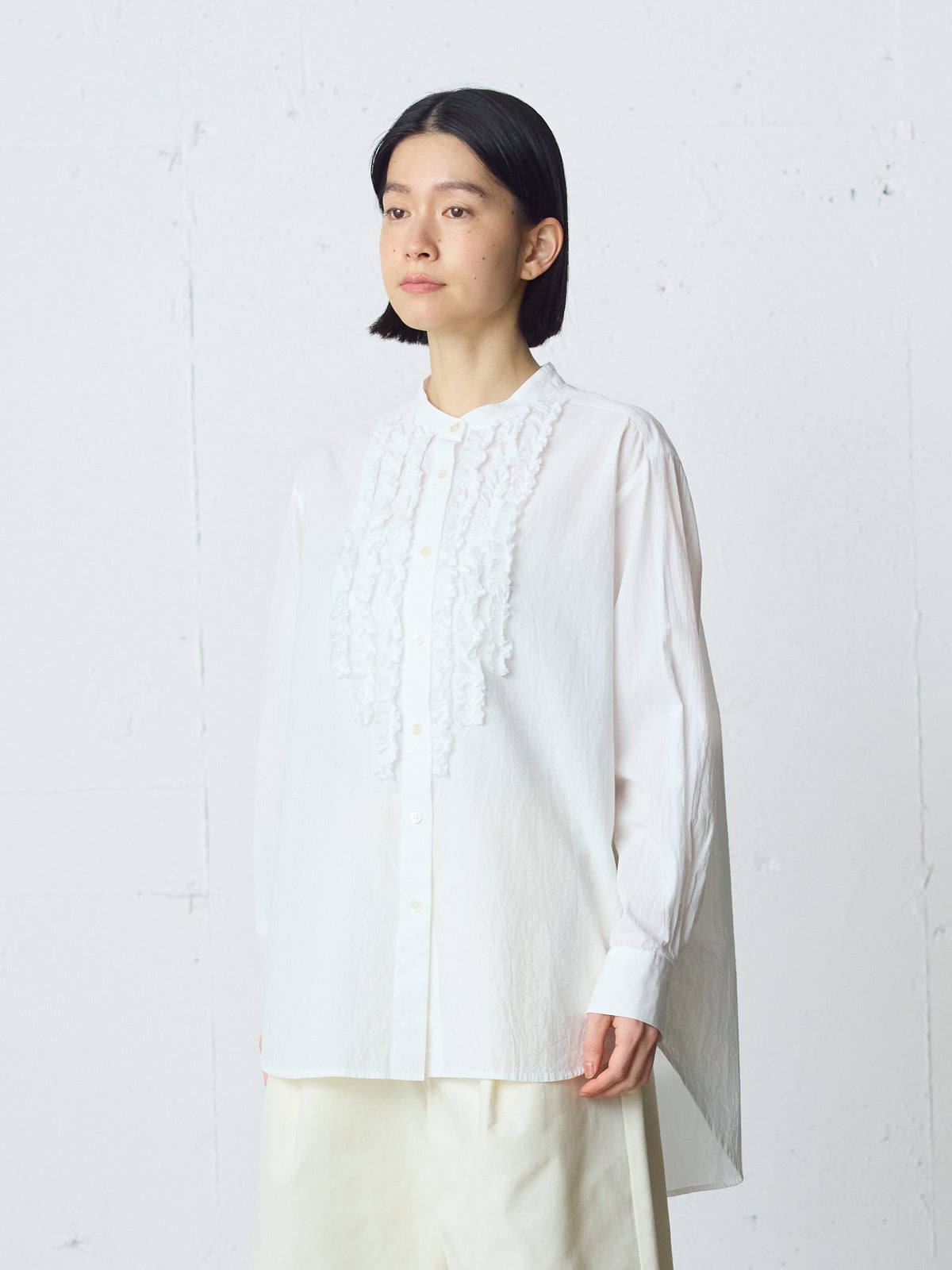 MidiUmi フロントフリルシャツ｜ MARcourt ONLINE STORE - マーコート