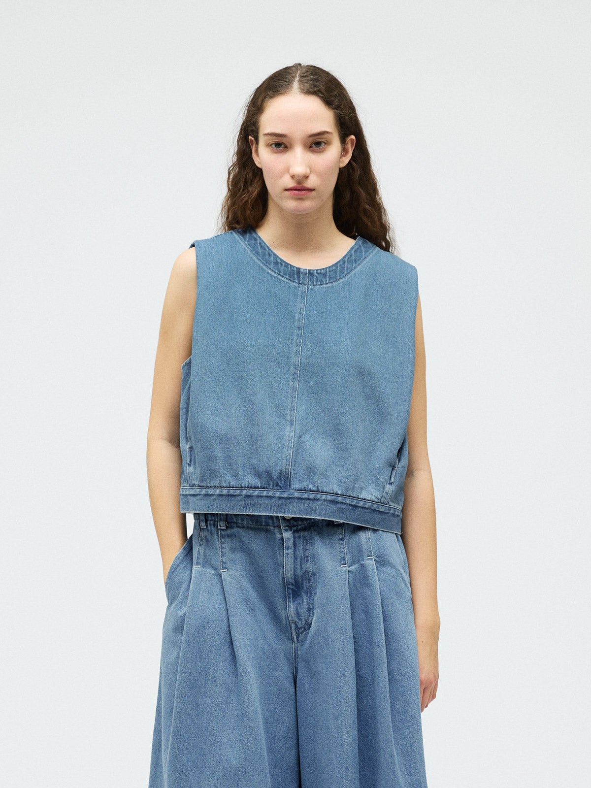 mizuiro ind デニムベスト(ONEWASH)｜ MARcourt ONLINE STORE