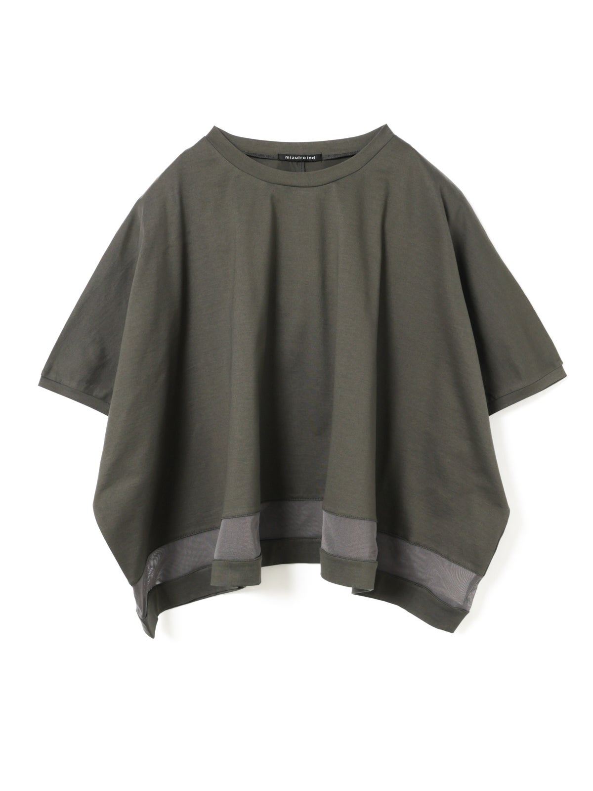 mizuiro ind メッシュヘムワイドプルオーバー｜ MARcourt ONLINE STORE