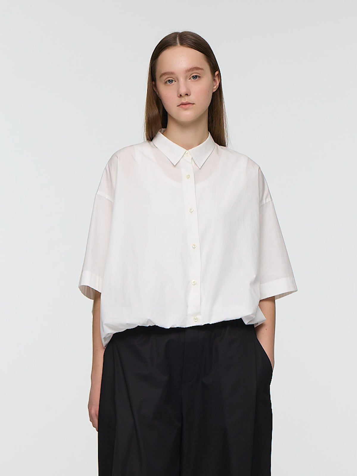 mizuiro ind ハーフスリーブバルーンシャツ｜ MARcourt ONLINE STORE