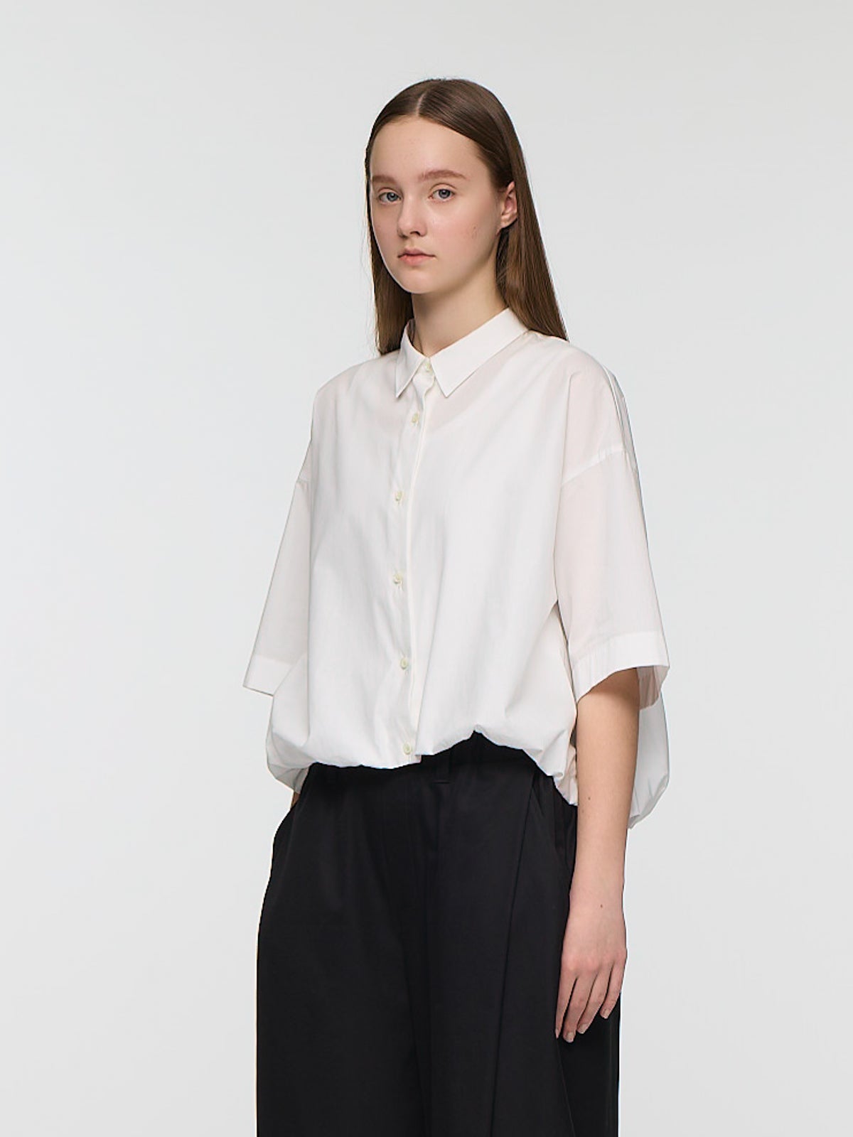 mizuiro ind ハーフスリーブバルーンシャツ｜ MARcourt ONLINE STORE