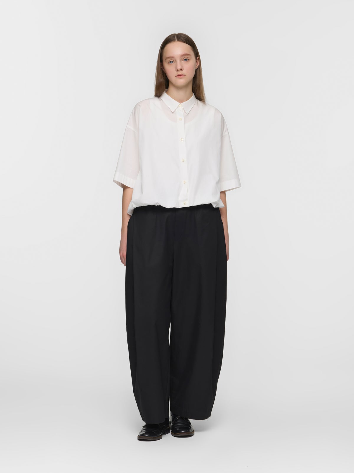 mizuiro ind ハーフスリーブバルーンシャツ｜ MARcourt ONLINE STORE