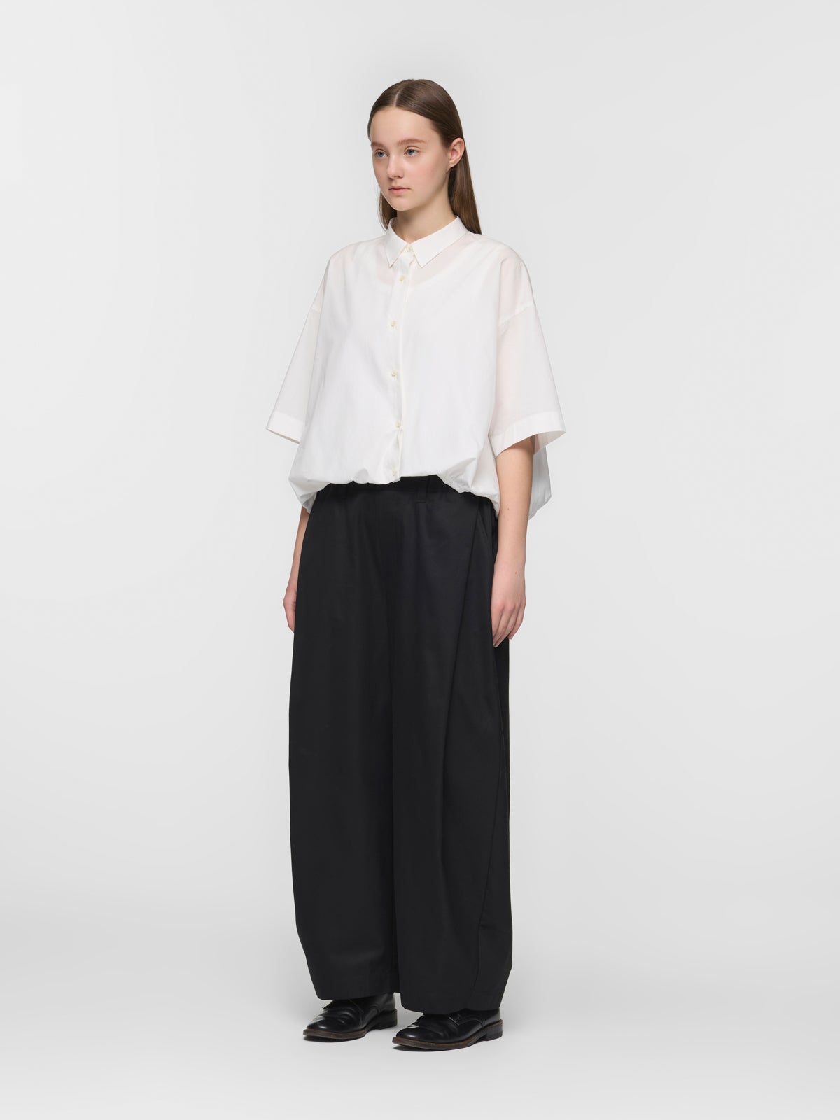 mizuiro ind ハーフスリーブバルーンシャツ｜ MARcourt ONLINE STORE
