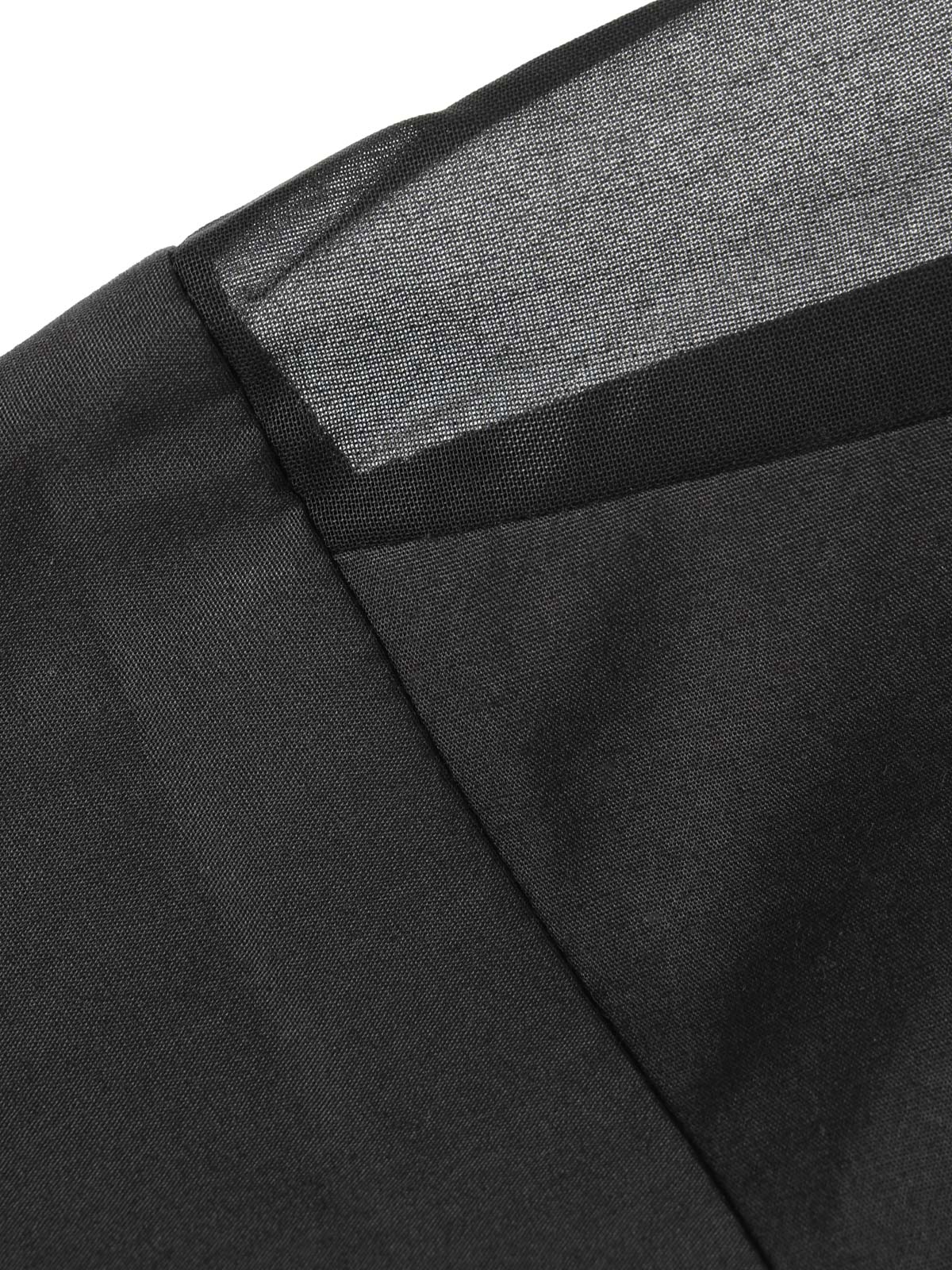 mizuiro ind シアーショルダースタンドカラーワイドシャツ｜ MARcourt
