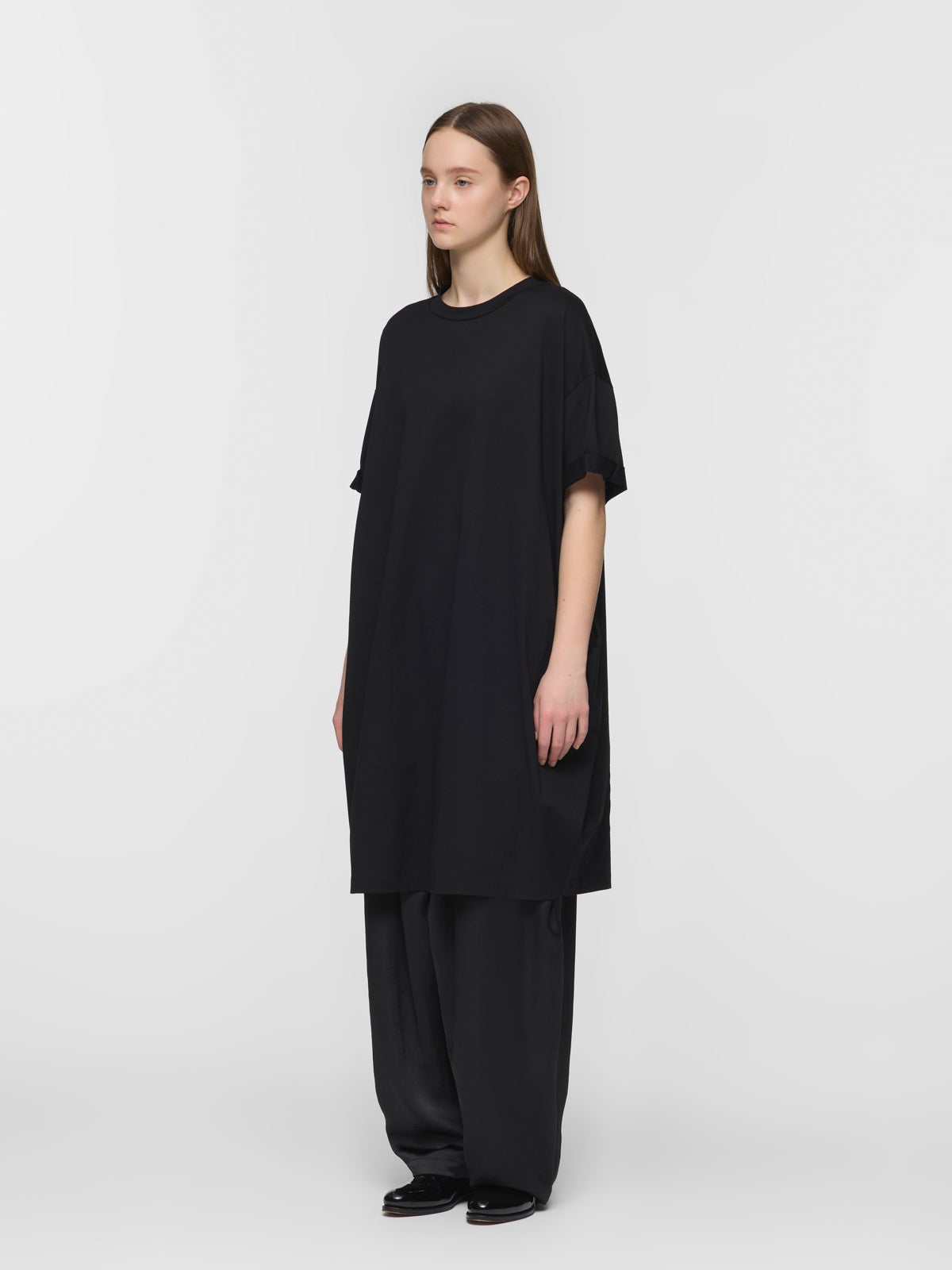 mizuiro ind ロールアップスリーブワイドワンピース｜ MARcourt ONLINE