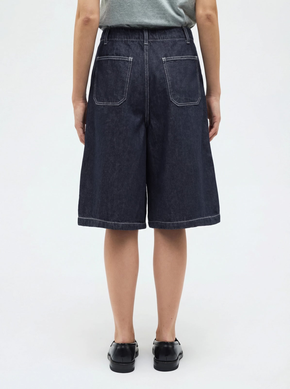 mizuiro ind ハイウエストワイドハーフパンツ｜ MARcourt ONLINE STORE