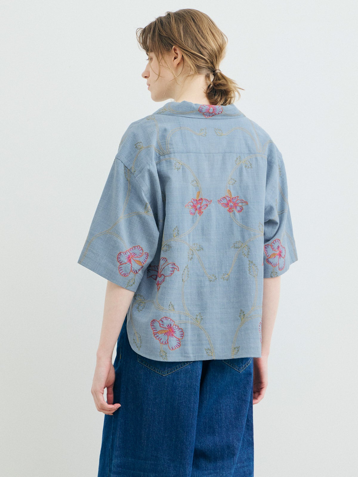 FR】MARMARMAR ハンドフラワー刺繍シャツ｜ MARcourt ONLINE STORE
