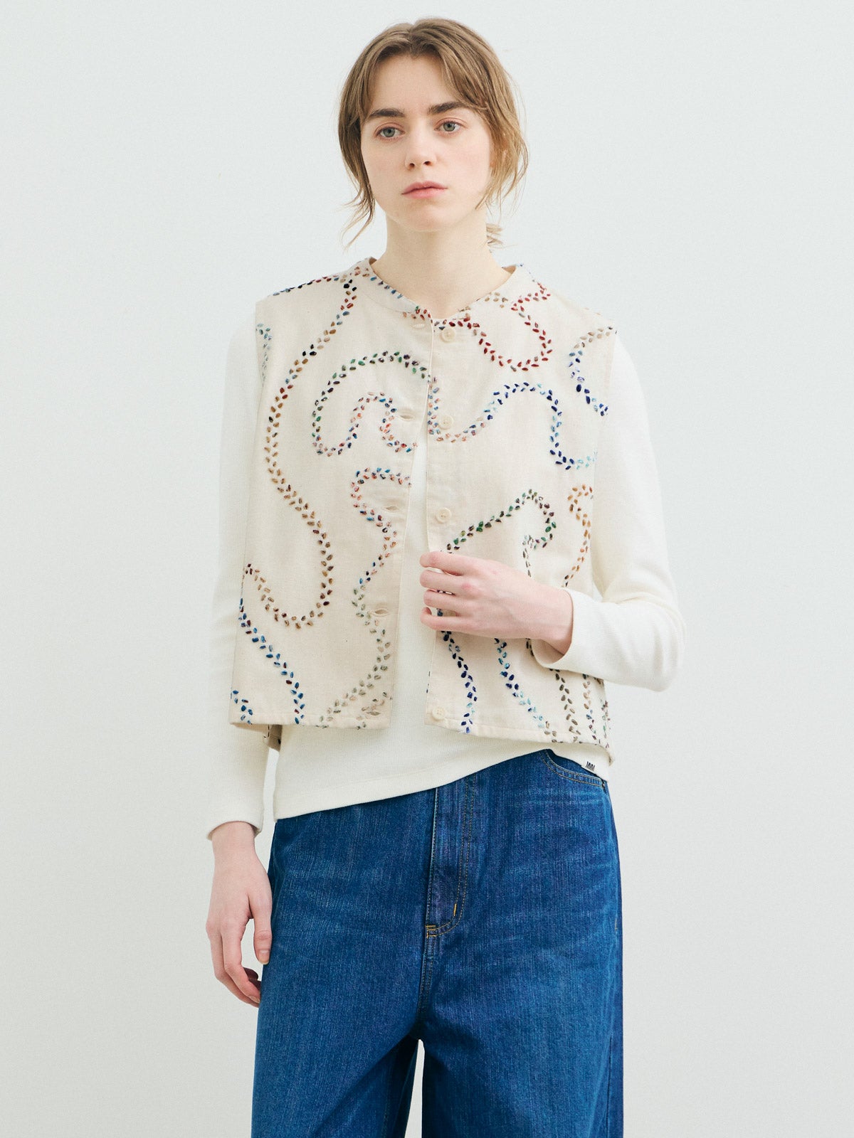 MARMARMAR ハンド刺繍ベスト｜ MARcourt ONLINE STORE - マーコート