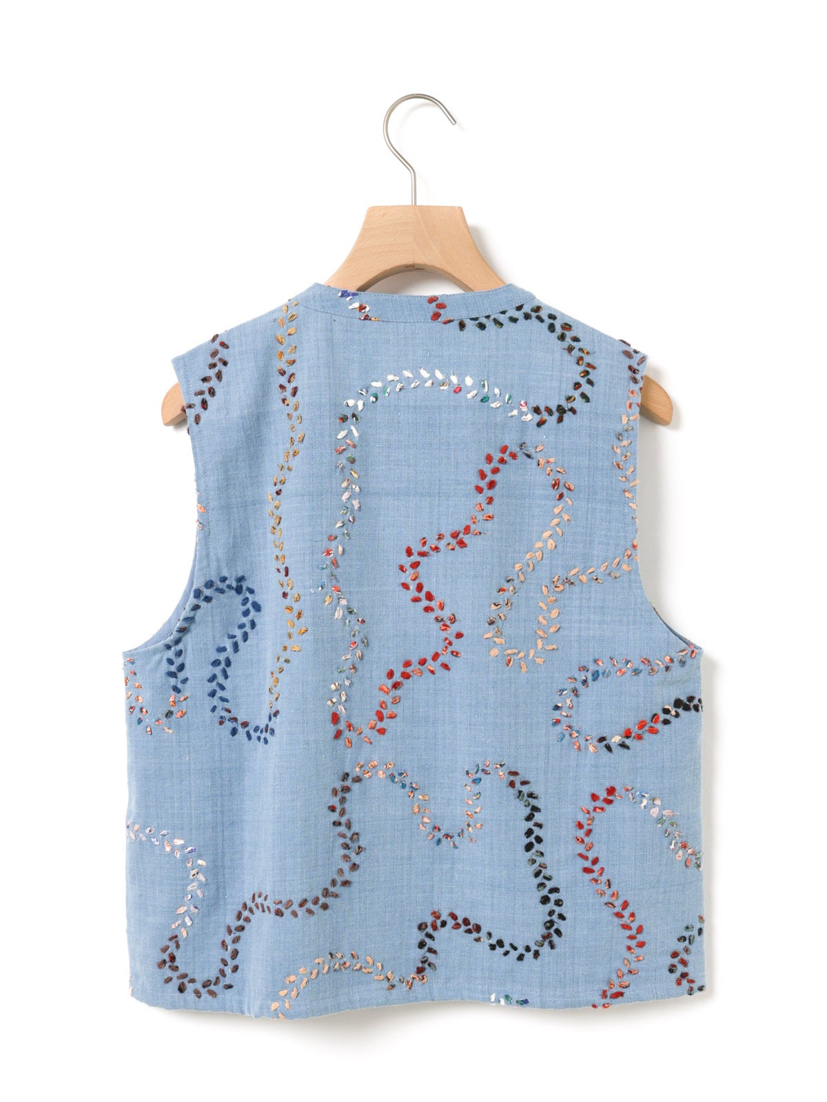 9月14日(月)正午販売終了 ]MARMARMAR ハンド刺繍ベスト｜ MARcourt