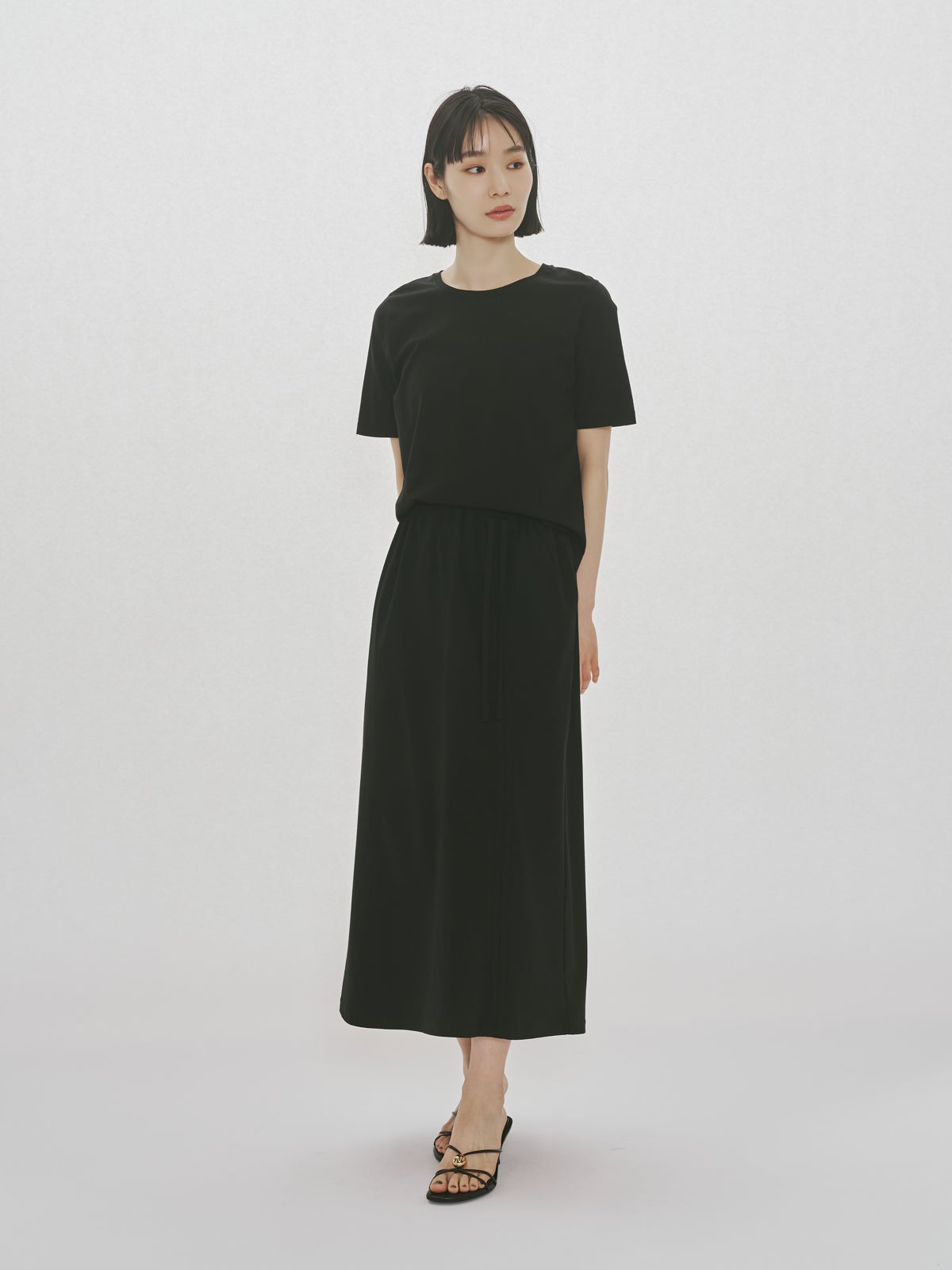 MIDIUMISOLID for Ladies ドローストリングスカート｜ MARcourt ONLINE