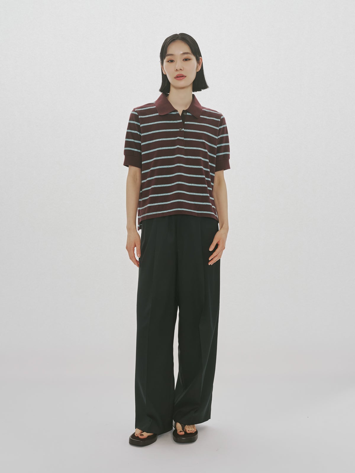 MIDIUMISOLID for Ladies ストレートイージースラックス｜ MARcourt