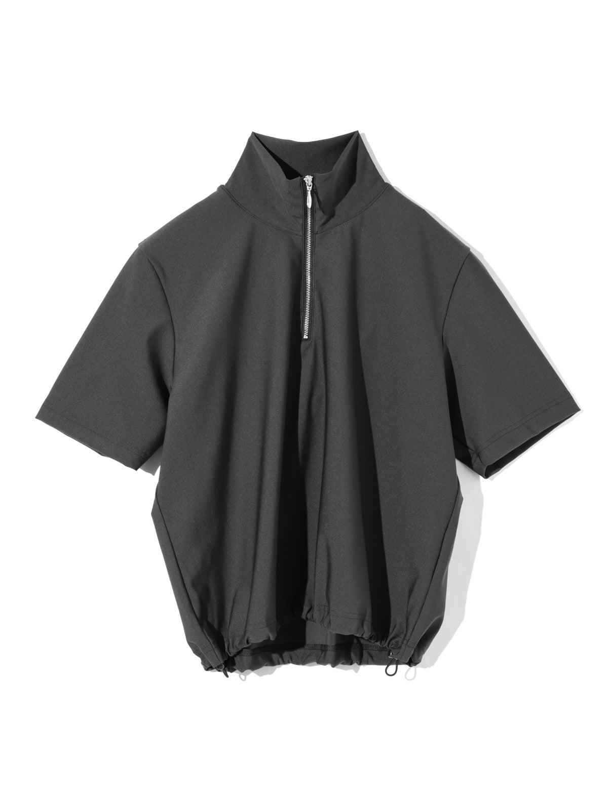 トップス M MIDIUMISOLID for Ladies エッセンシャルジップネックトップス