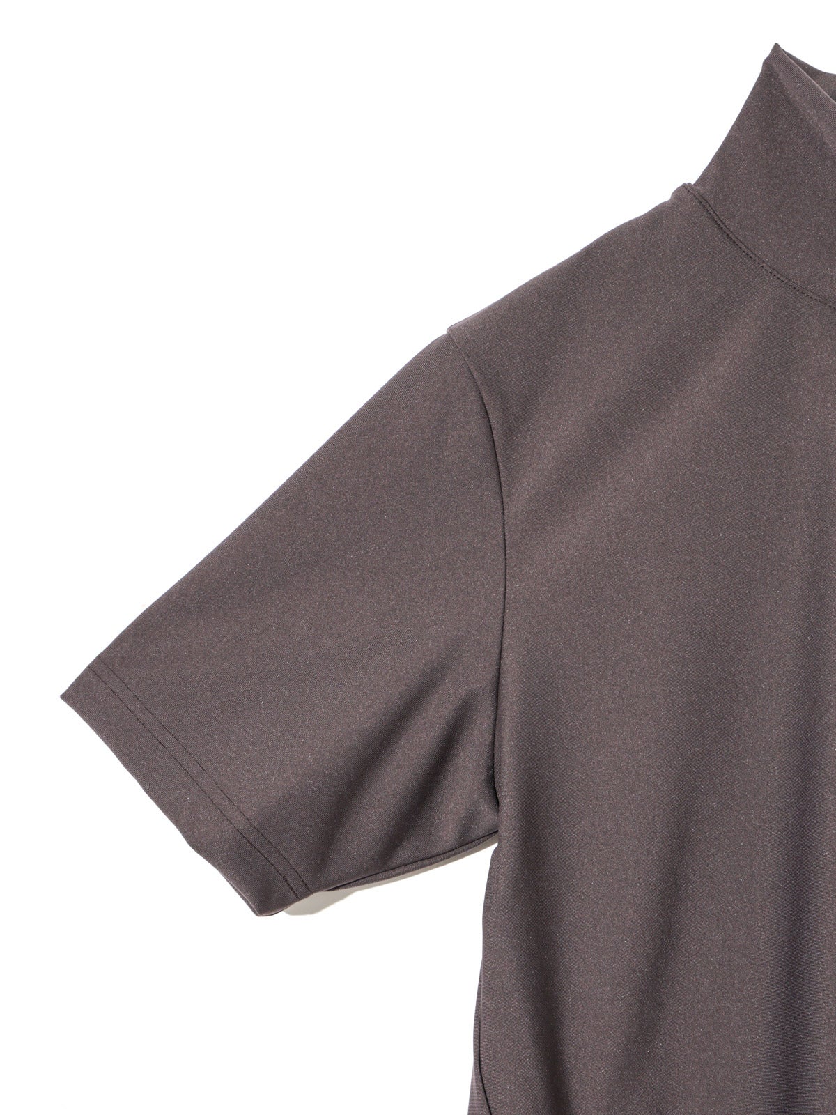 MIDIUMISOLID for Ladies エッセンシャルジップネックトップス