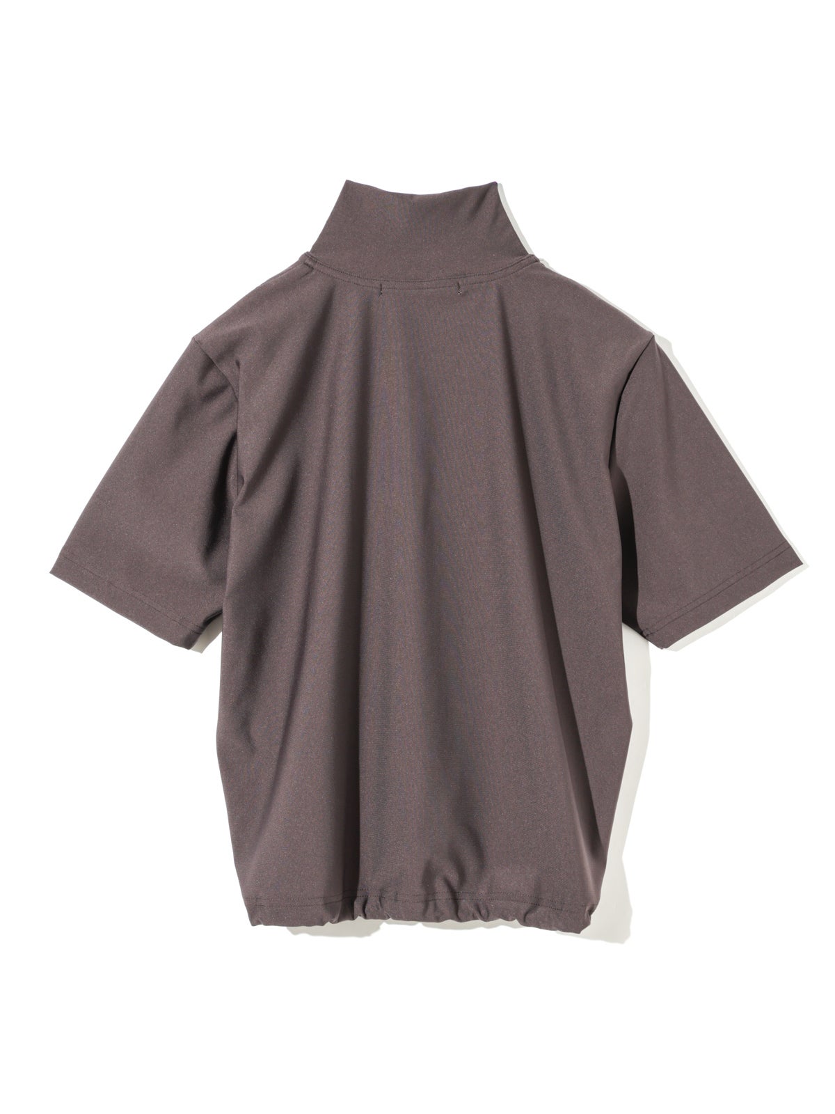 MIDIUMISOLID for Ladies エッセンシャルジップネックトップス