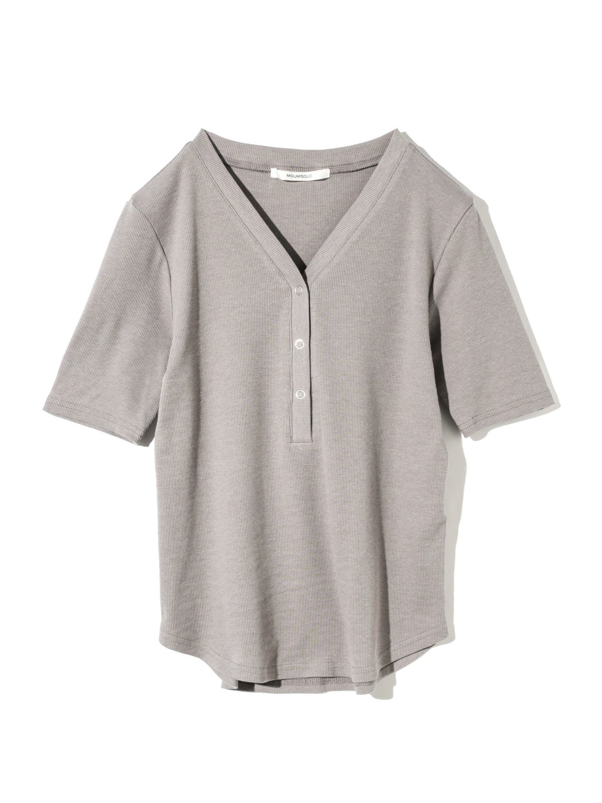 ぱにやページ MIDIUMISOLID for Ladies リブヘンリーネックプルオーバー｜ MARcourt