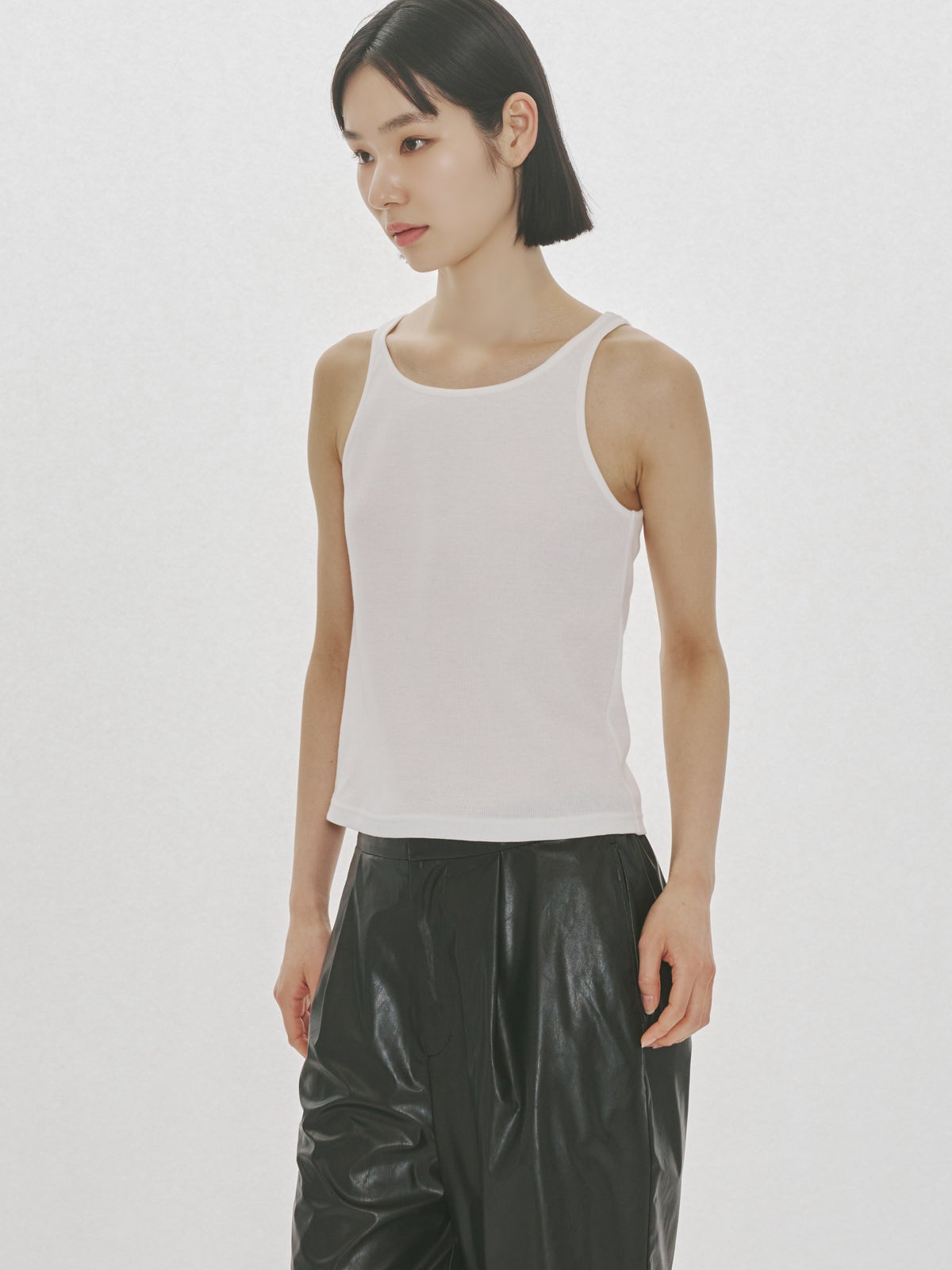 MIDIUMISOLID for Ladies フィットリブタンクトップ｜ MARcourt ONLINE