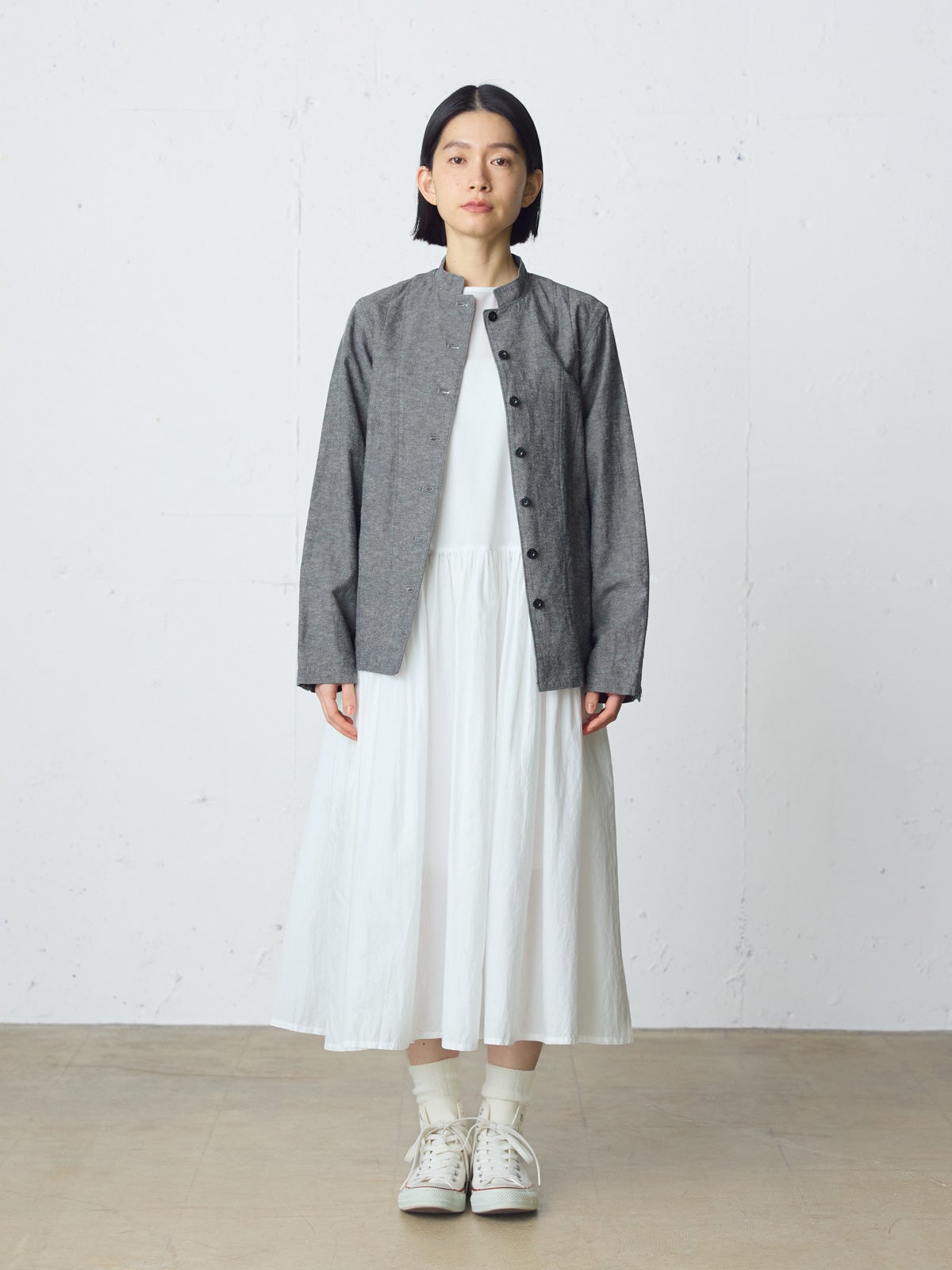 MidiUmi ギャザーノースリーブワンピース｜ MARcourt ONLINE STORE