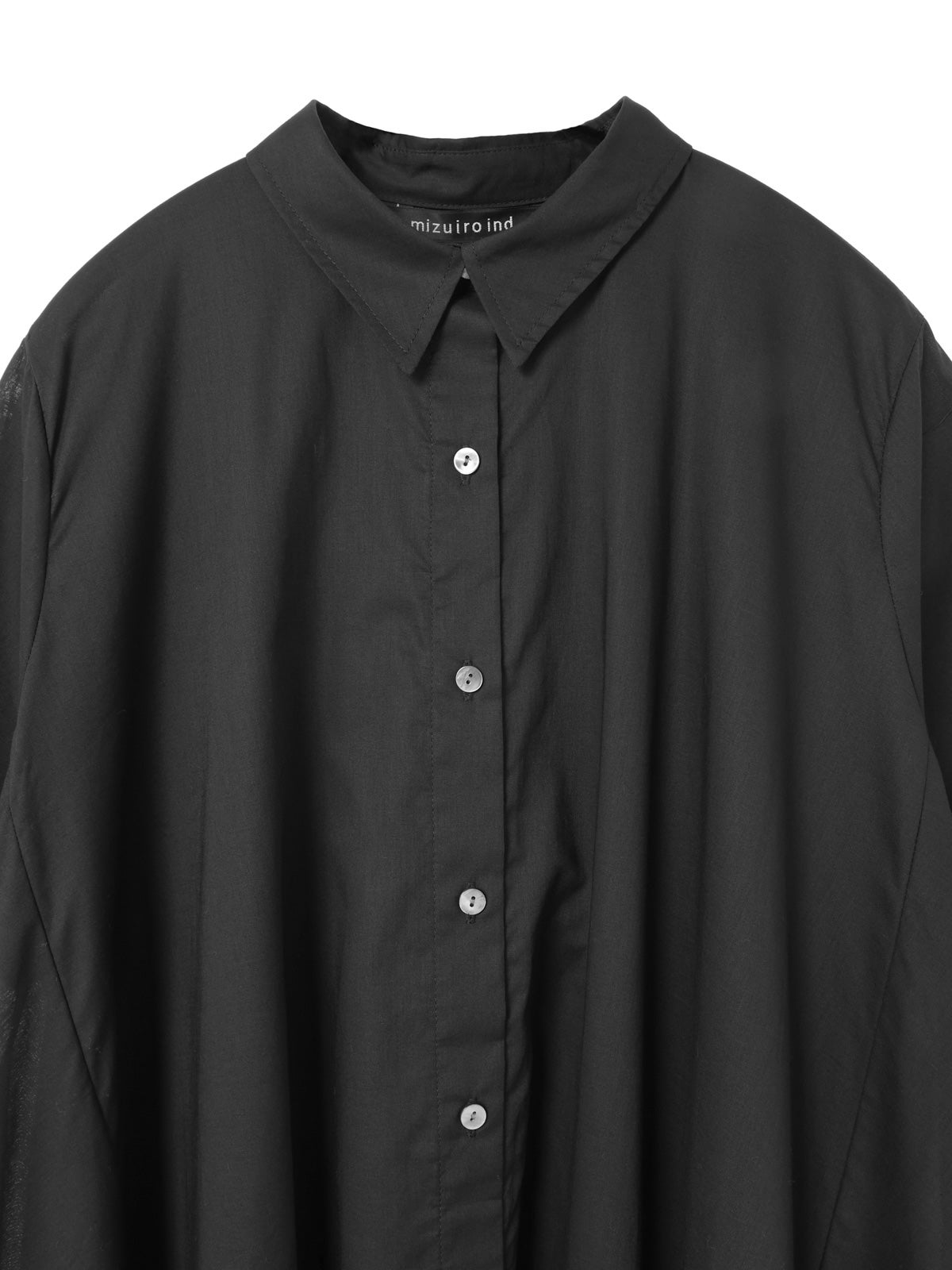 mizuiro ind ハーフスリーブフレアシャツワンピース｜ MARcourt ONLINE
