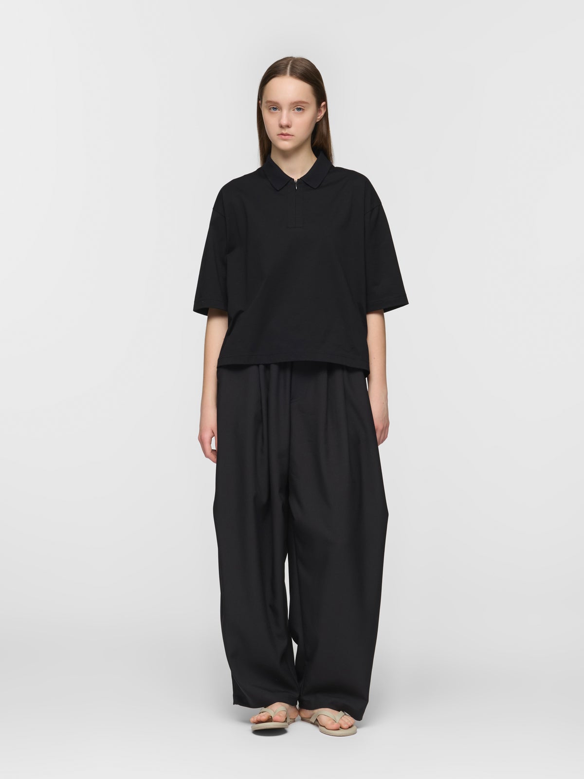 ポロロ mizuiro ind ジップアップポロシャツ｜ MARcourt ONLINE STORE