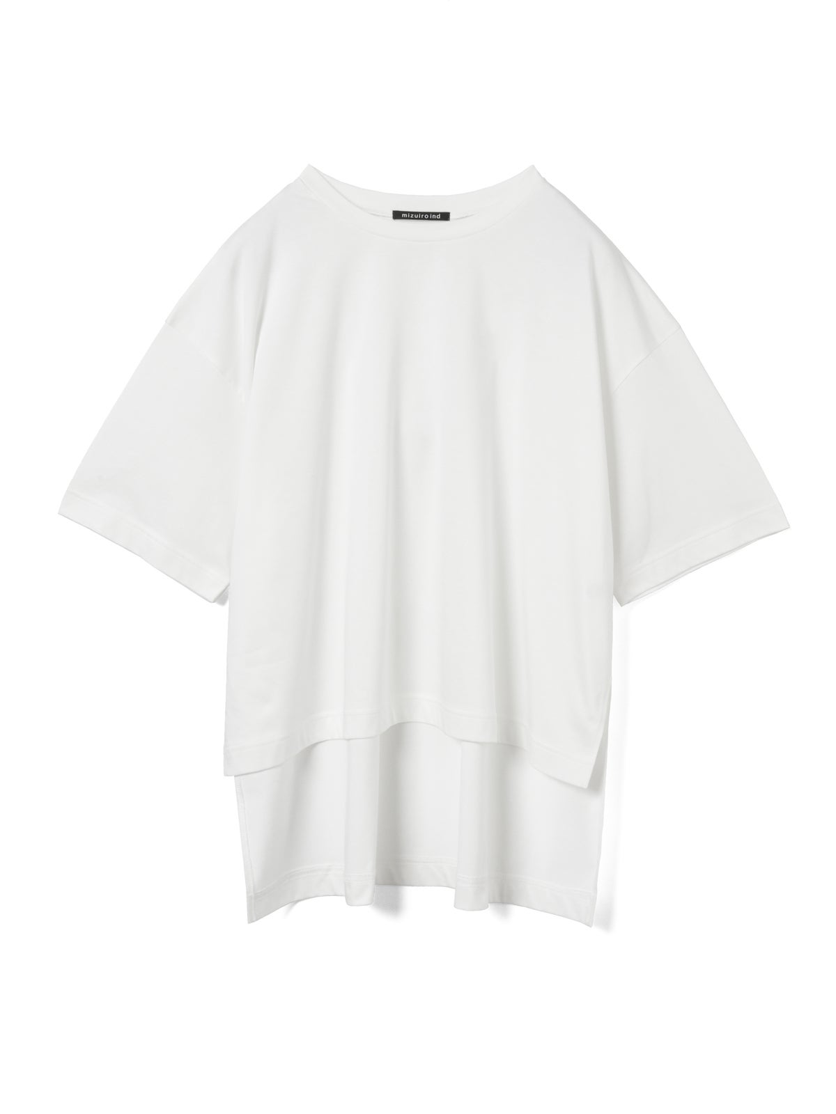 mizuiro ind サイドスリットワイドチュニックTシャツ｜ MARcourt