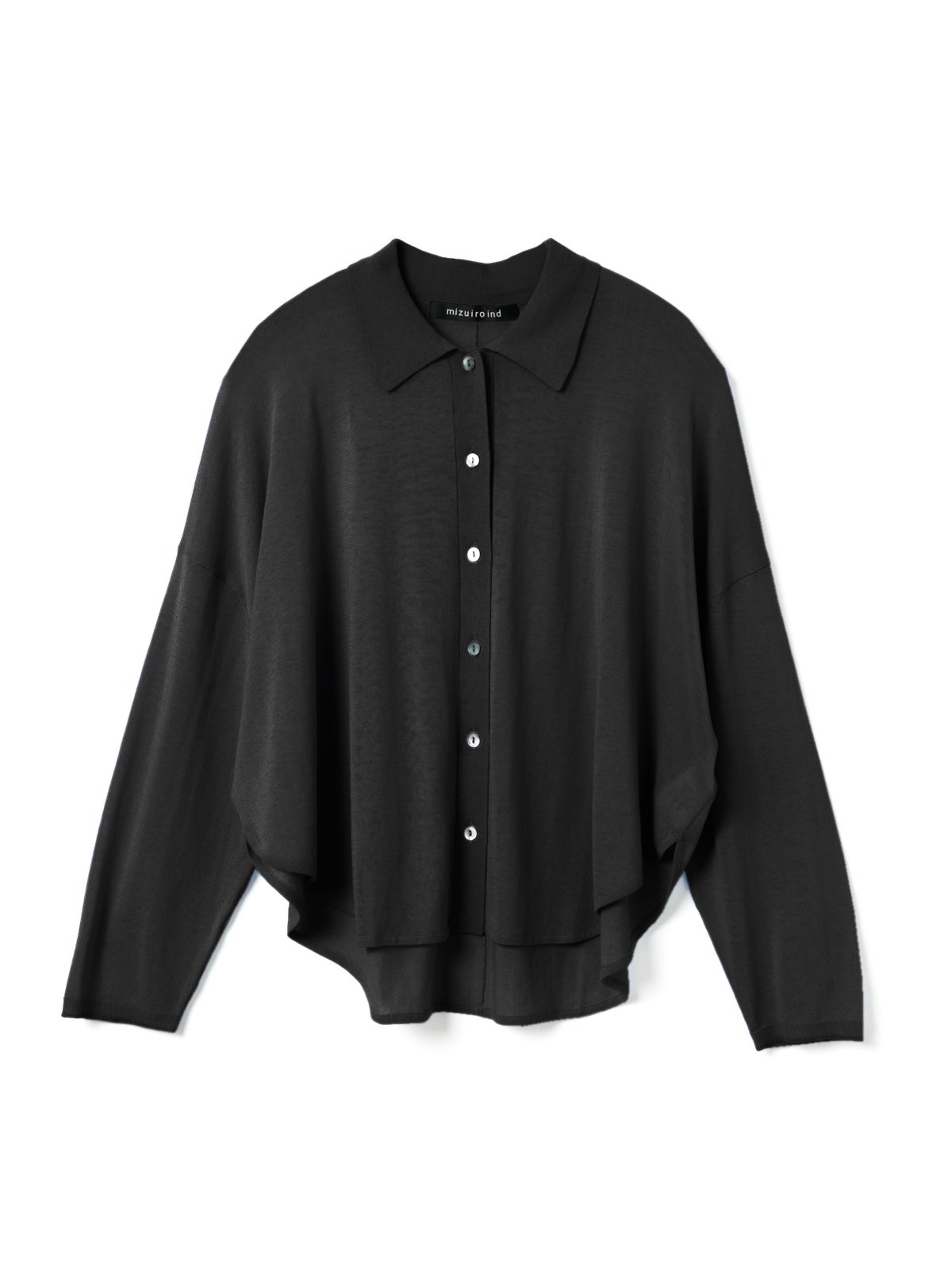 mizuiro ind シャツカラーシャツカーディガン｜ MARcourt ONLINE STORE