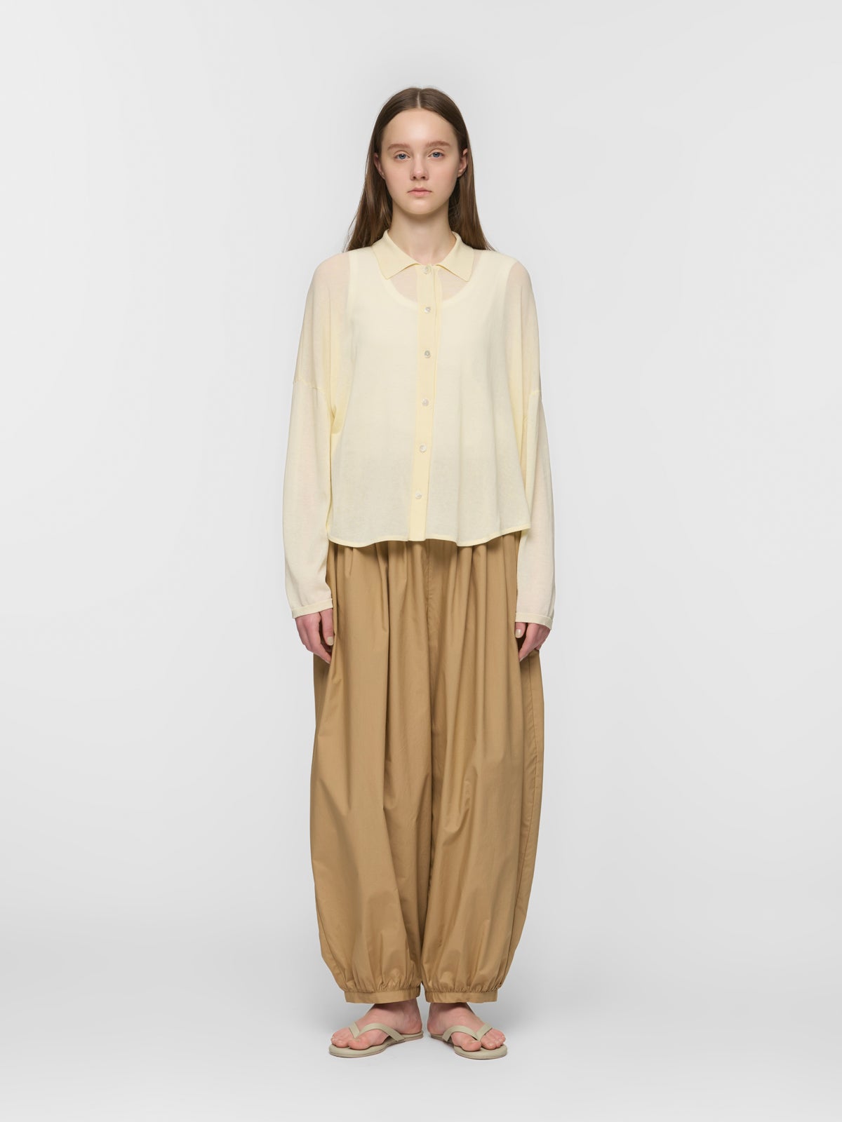 mizuiro ind シャツカラーシャツカーディガン｜ MARcourt ONLINE STORE