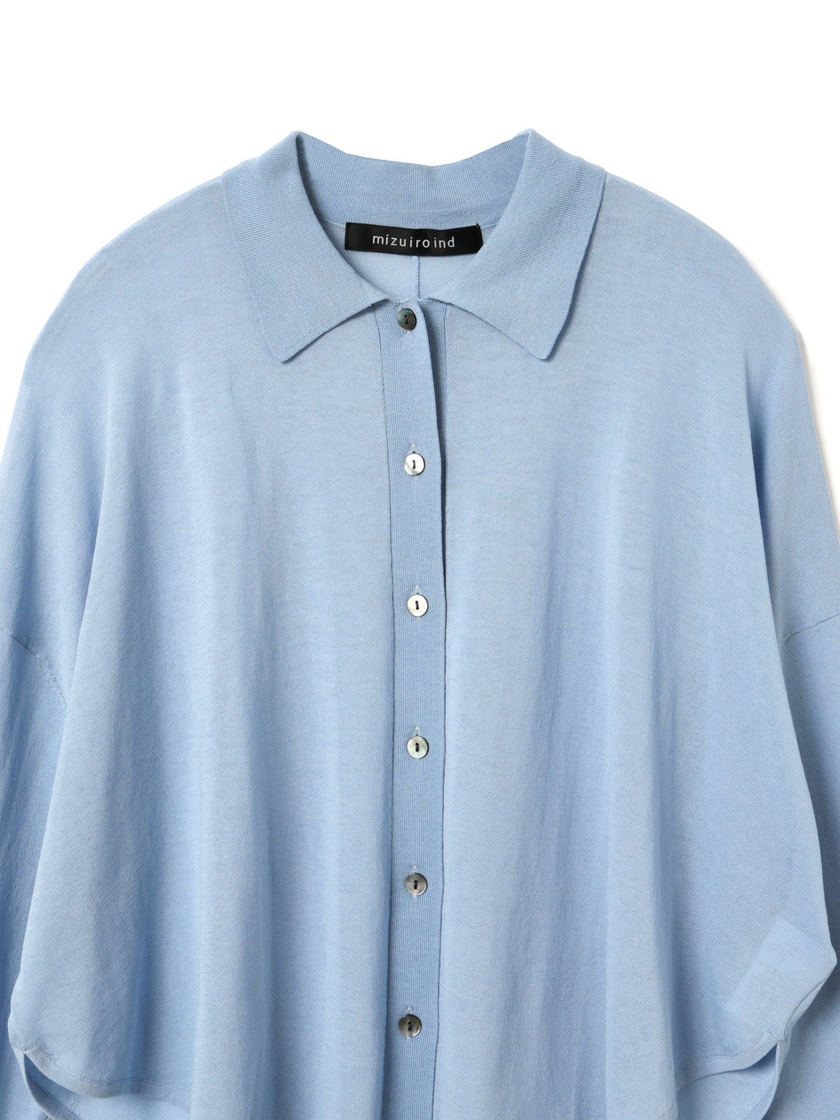 mizuiro ind シャツカラーシャツカーディガン｜ MARcourt ONLINE STORE