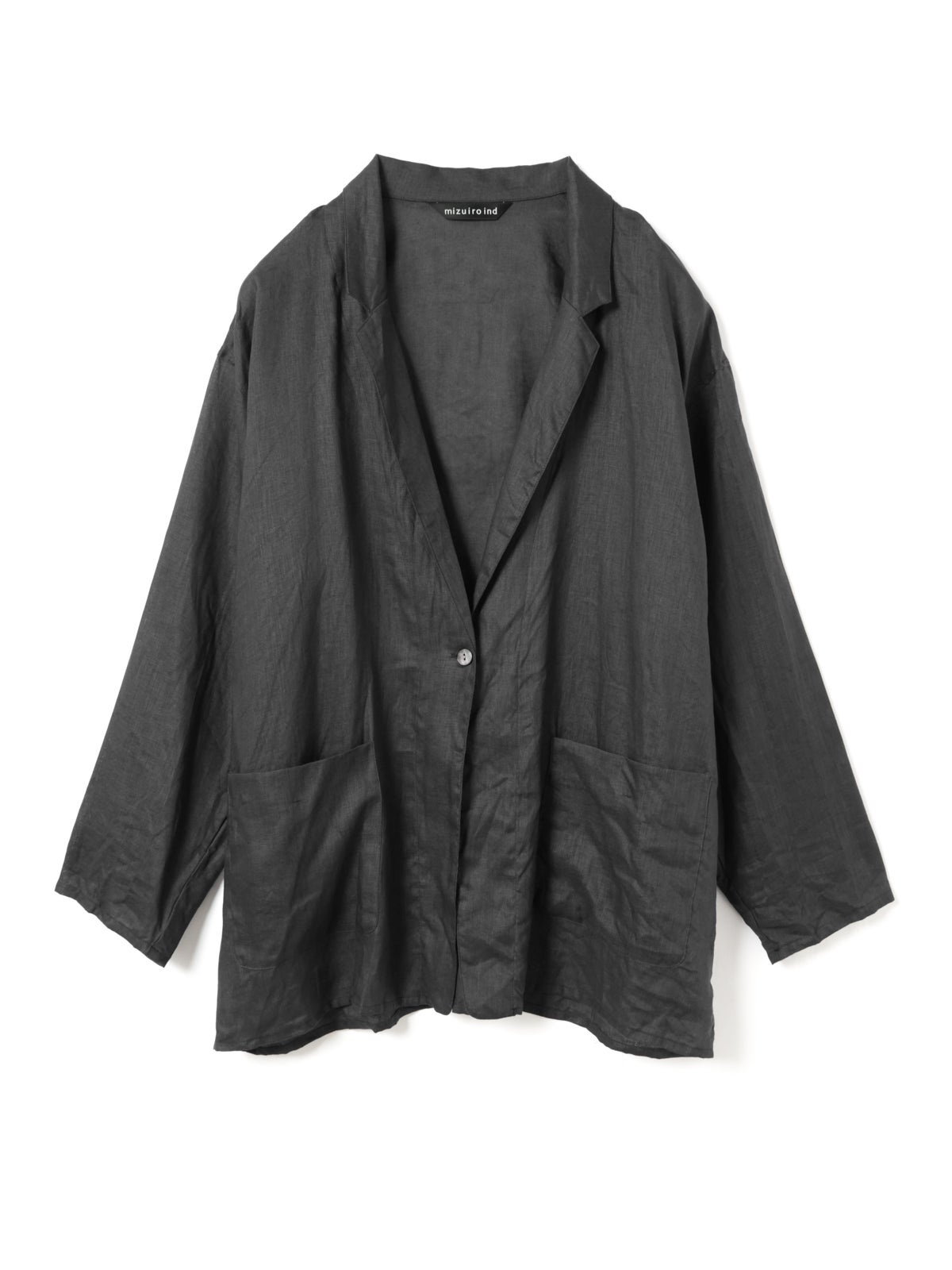 mizuiro ind リネンワイドシャツジャケット｜ MARcourt ONLINE STORE