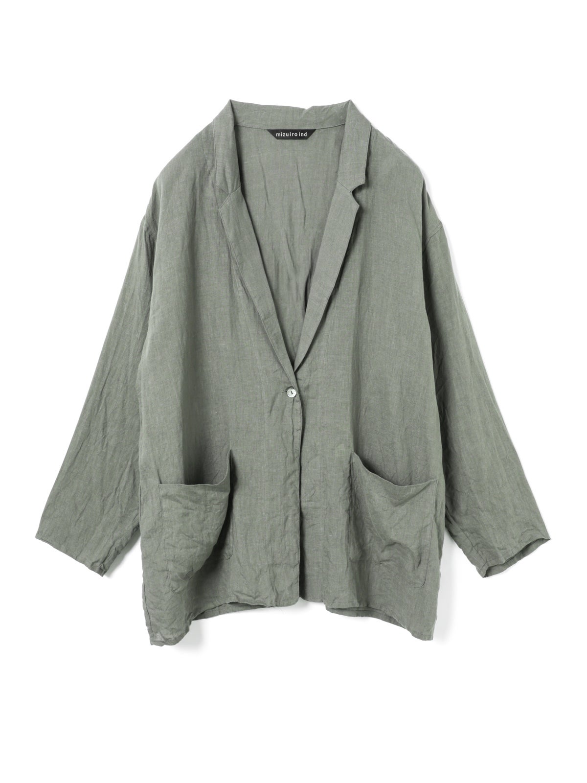 mizuiro ind リネンワイドシャツジャケット｜ MARcourt ONLINE STORE