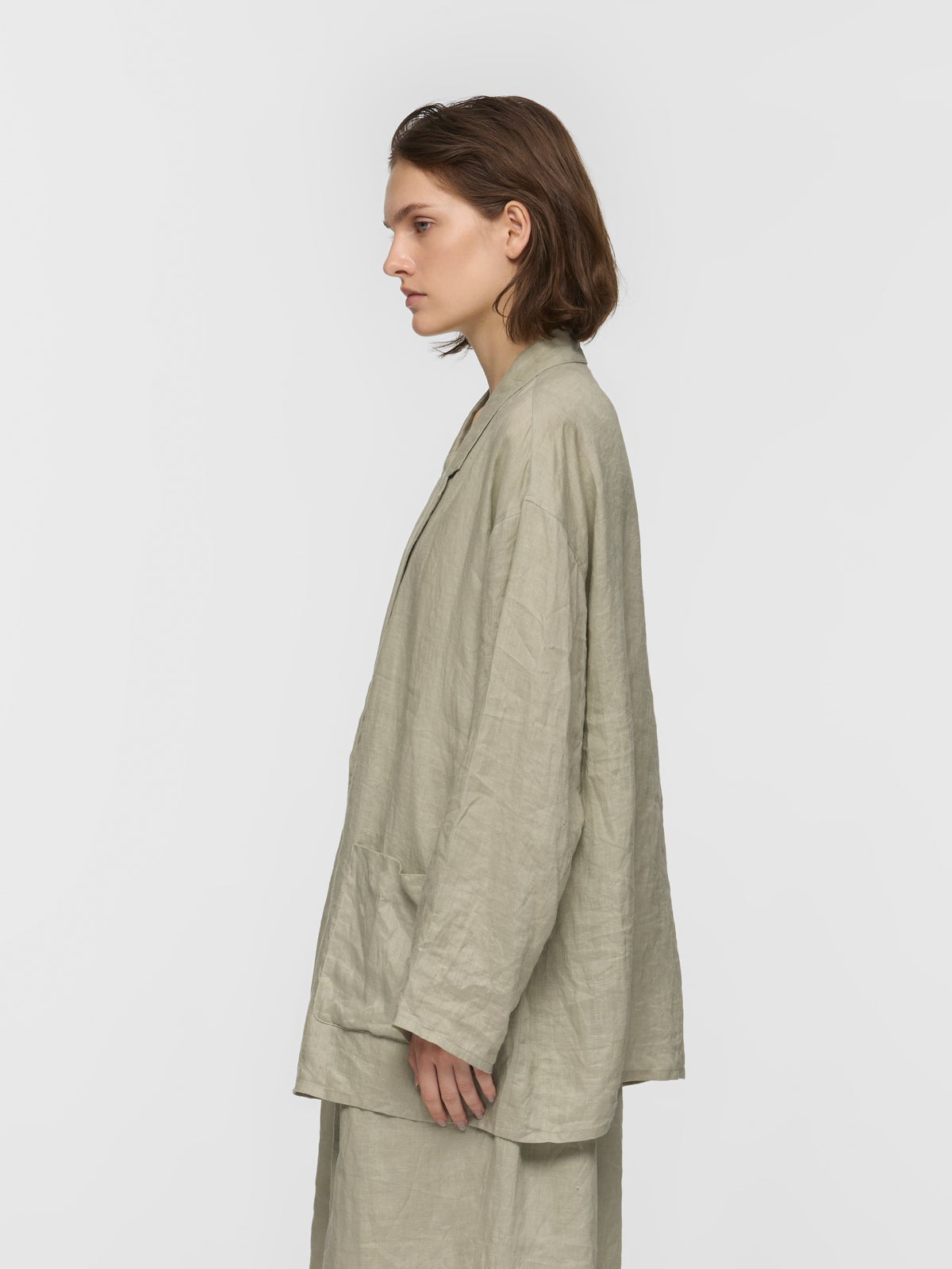 mizuiro ind リネンワイドシャツジャケット｜ MARcourt ONLINE STORE