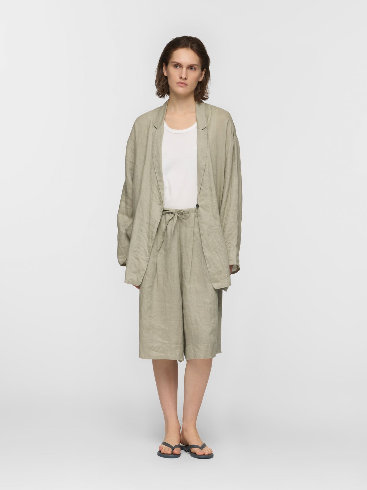 mizuiro ind リネンワイドシャツジャケット｜ MARcourt ONLINE STORE