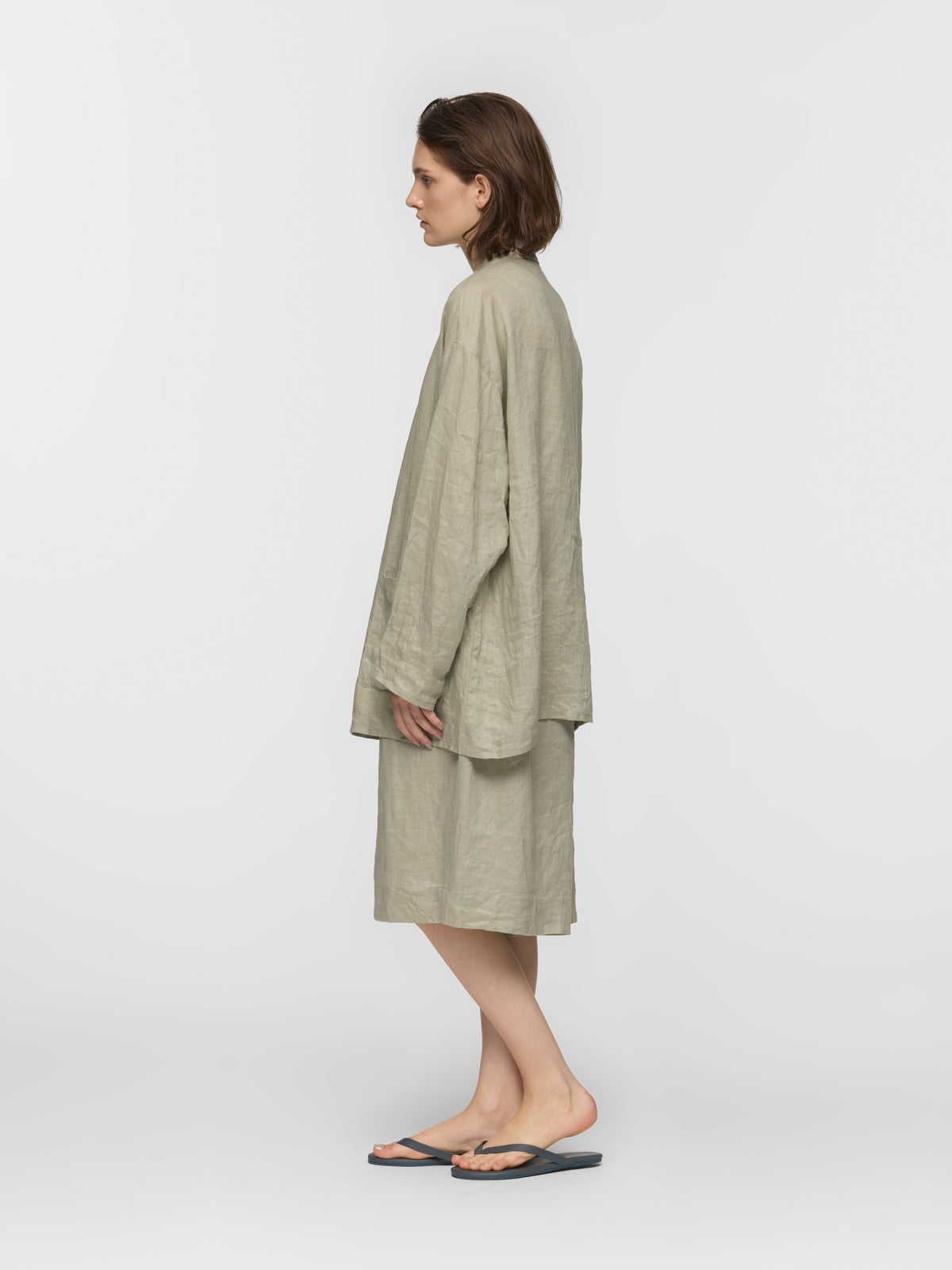 mizuiro ind リネンワイドシャツジャケット｜ MARcourt ONLINE STORE