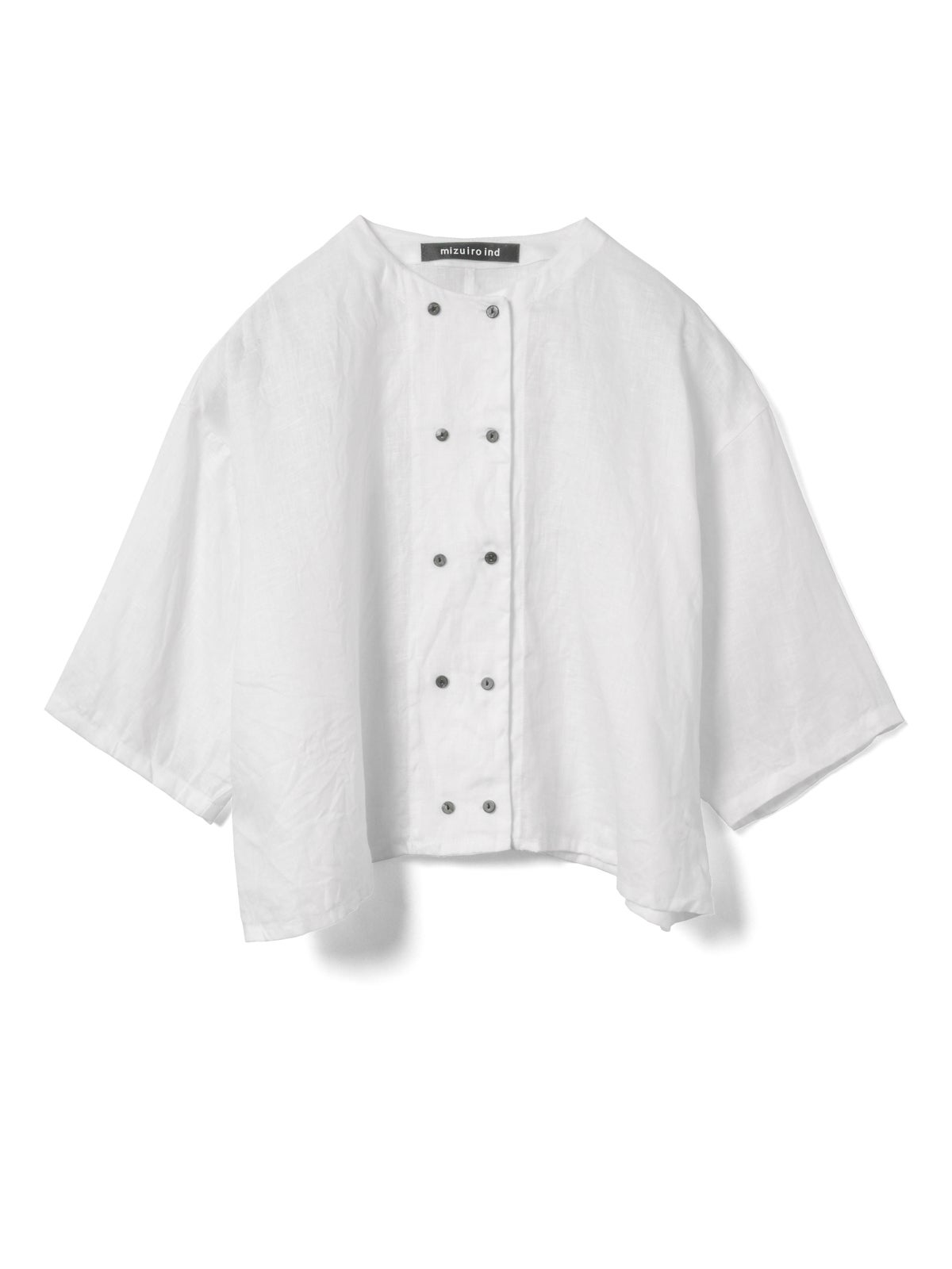 mizuiroind ブラウス mizuiroind（ミズイロインド） ブラウス シャツ 入学式 T/C シアー