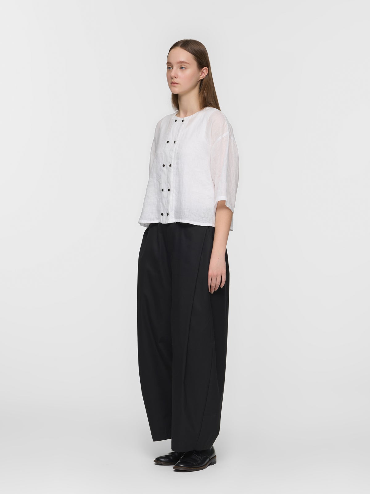 mizuiro ind リネンワイドワークシャツ mizuiro ind リネンワイドシャツジャケット｜ MARcourt ONLINE STORE