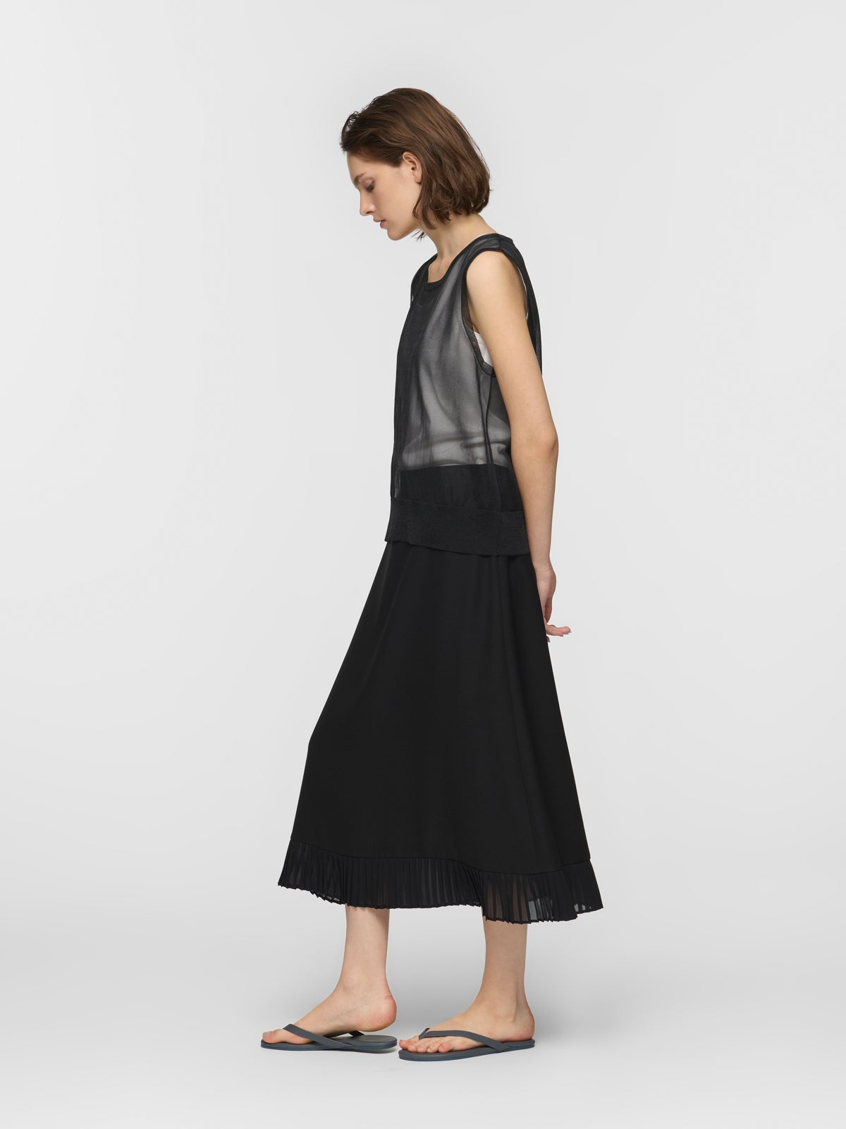 mizuiro ind プリーツヘムAラインスカート｜ MARcourt ONLINE STORE