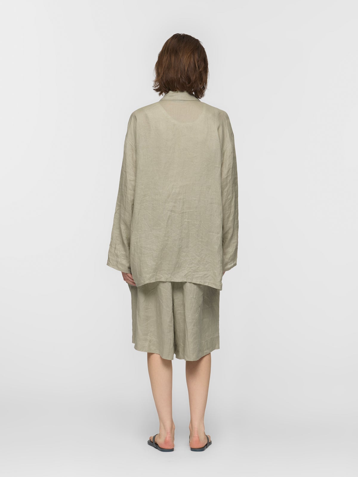 mizuiro ind リネンワイドハーフパンツ｜ MARcourt ONLINE STORE