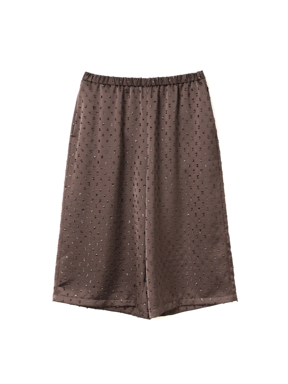 mizuiro ind サテンジャカードキュロットパンツ｜ MARcourt ONLINE