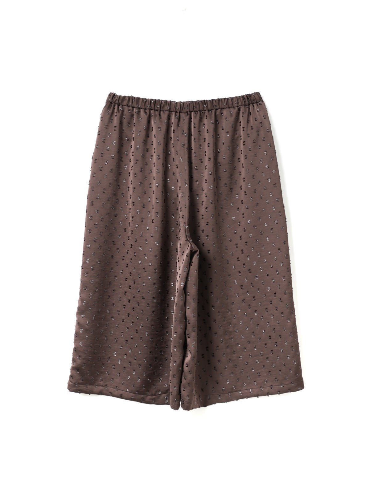 mizuiro ind サテンジャカードキュロットパンツ｜ MARcourt ONLINE