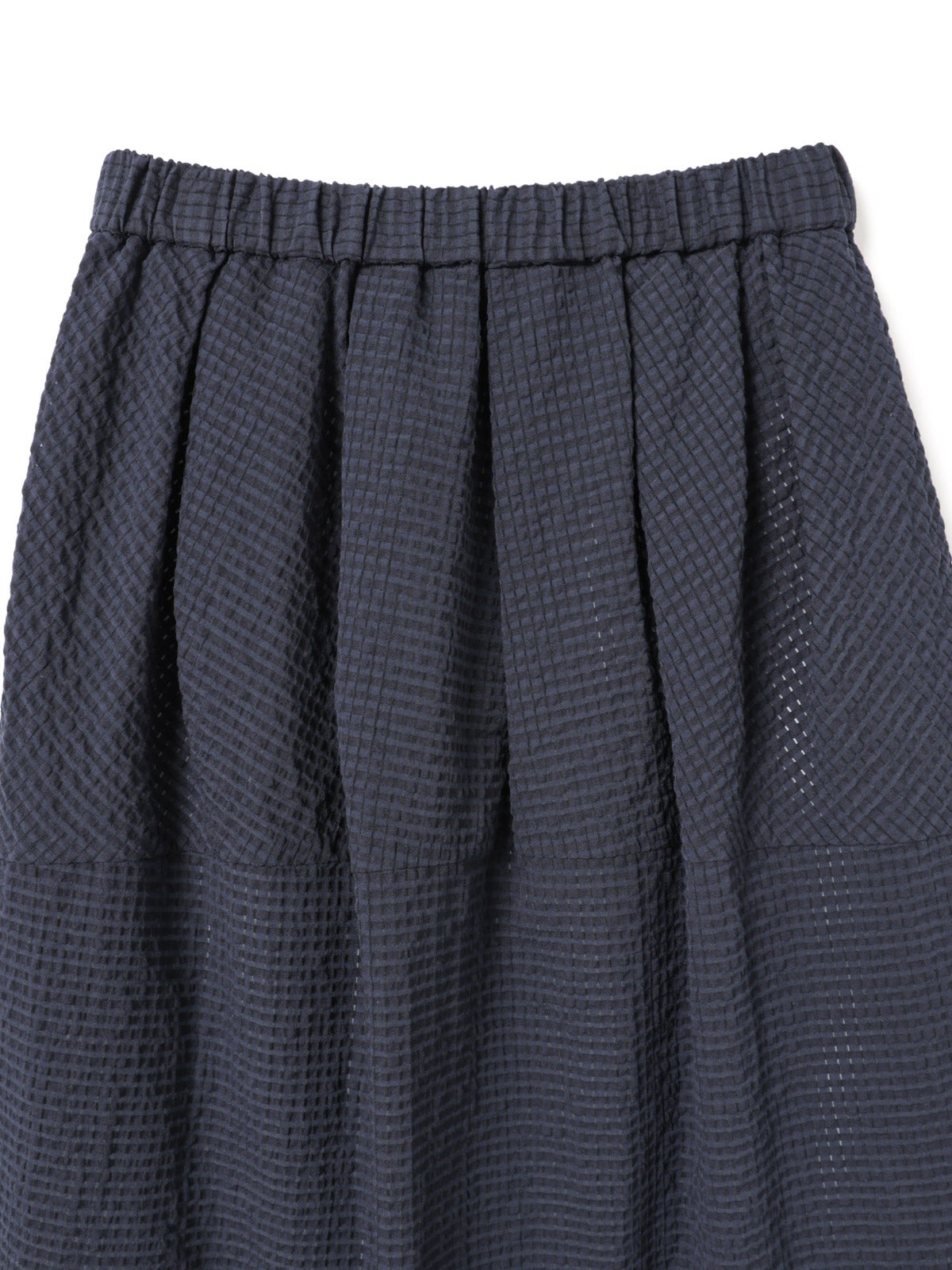 mizuiro ind カラミチェックタックコクーンスカート｜ MARcourt ONLINE