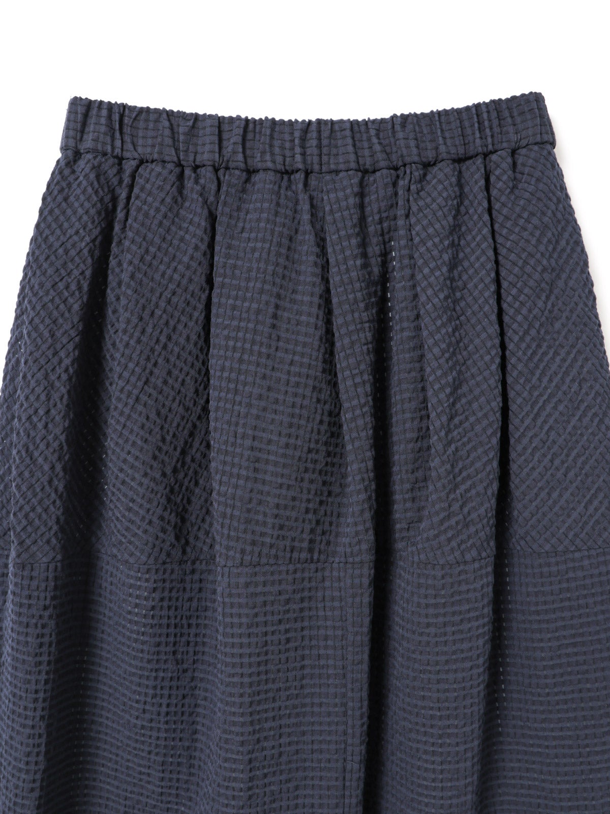mizuiro ind カラミチェックタックコクーンスカート｜ MARcourt ONLINE
