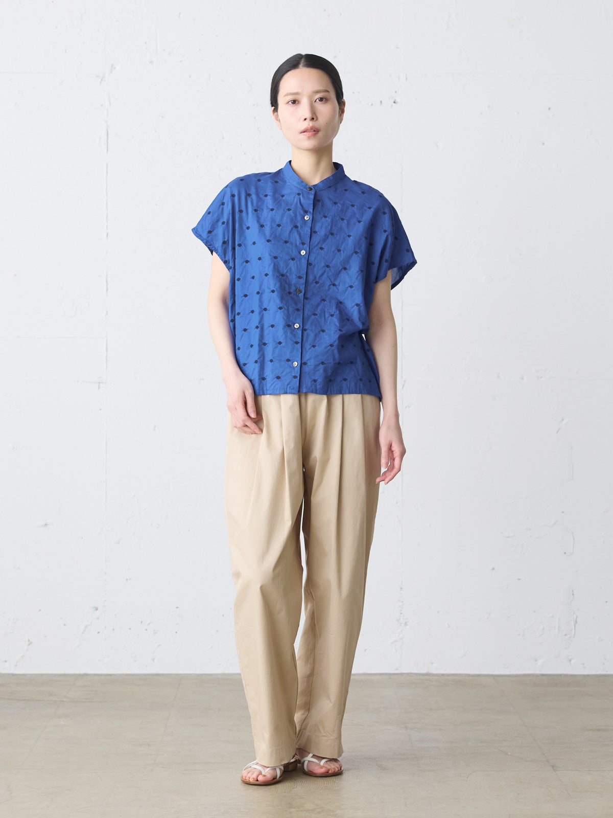 MidiUmi ドット柄シャツノースリーブ｜ MARcourt ONLINE STORE