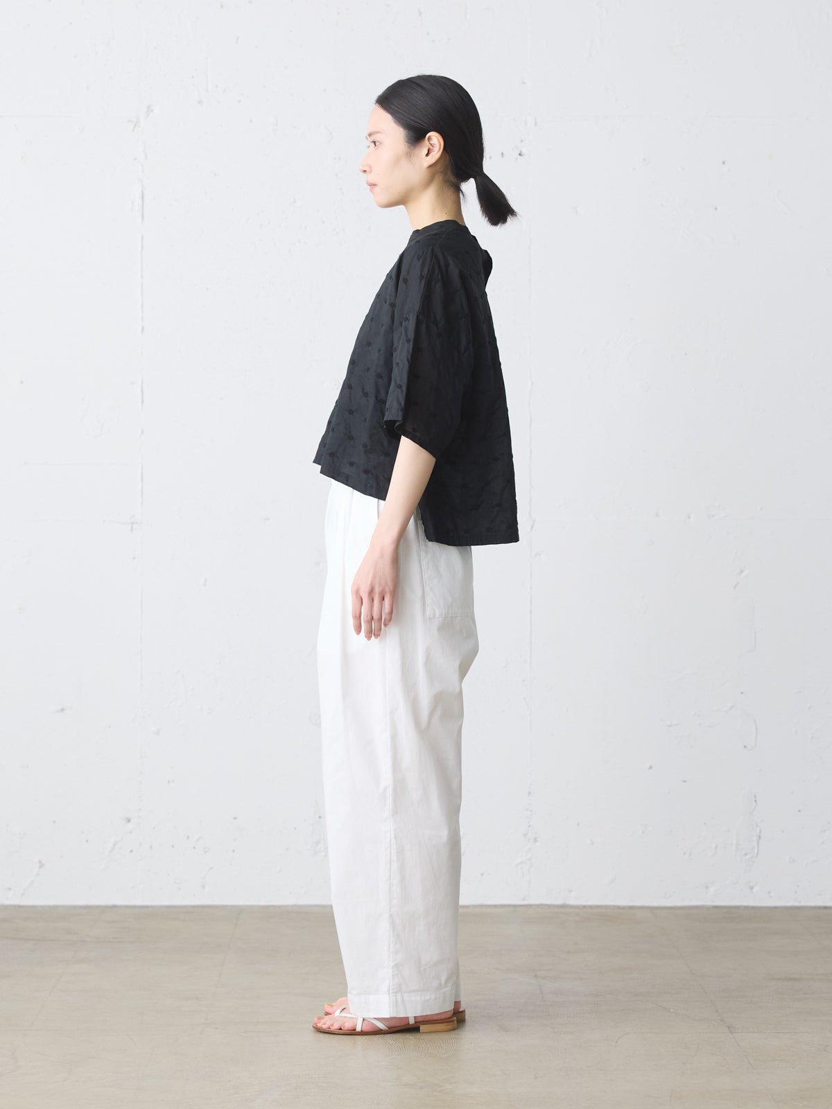 MidiUmi ドット柄ワイドシャツプルオーバー｜ MARcourt ONLINE STORE