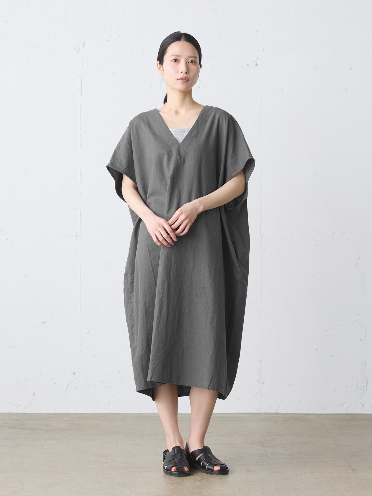 9月14日(月)正午販売終了 ]MidiUmi C/Lワイドワンピース｜ MARcourt