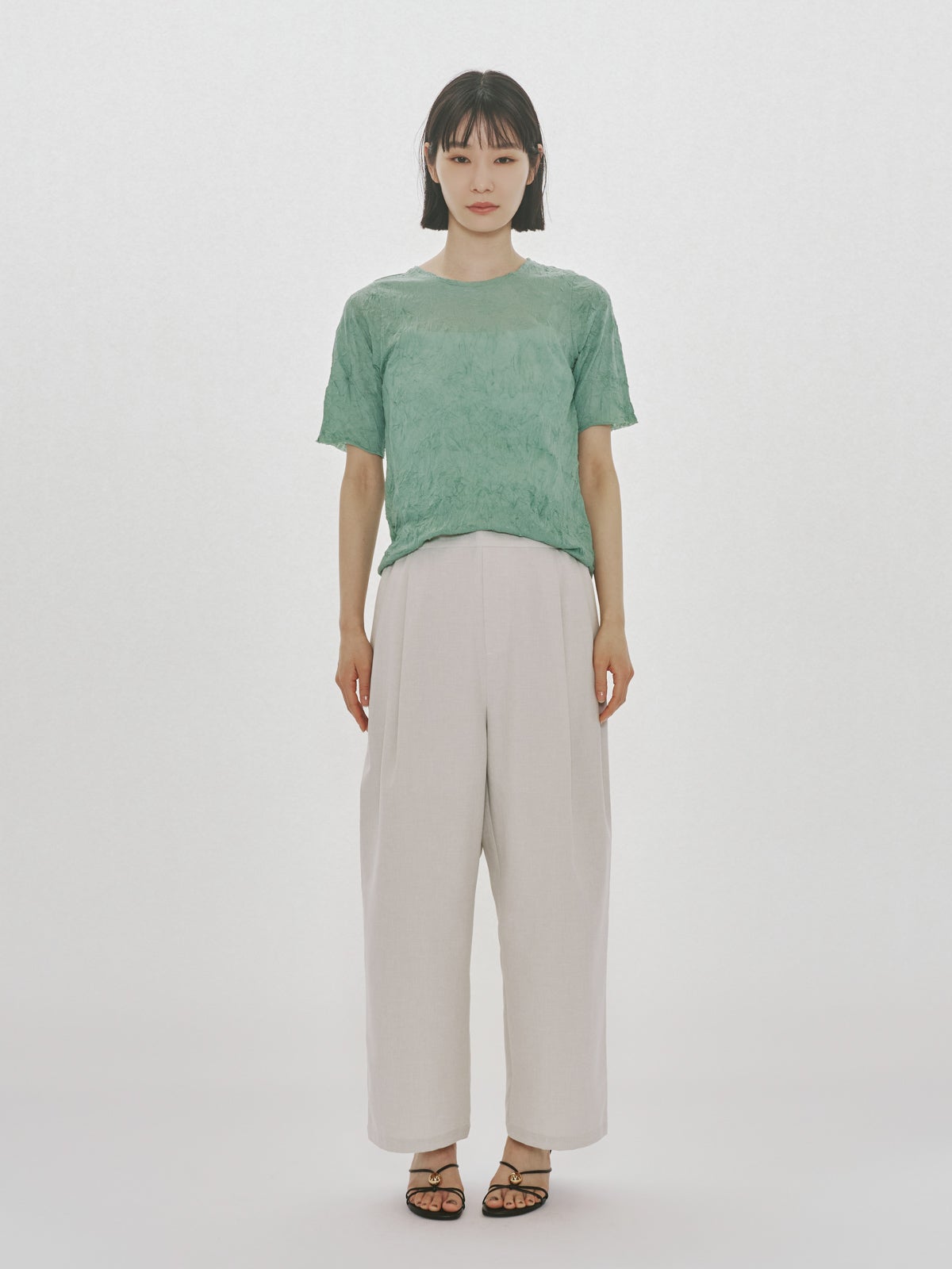 MIDIUMISOLID for Ladies タックイージーパンツ｜ MARcourt ONLINE