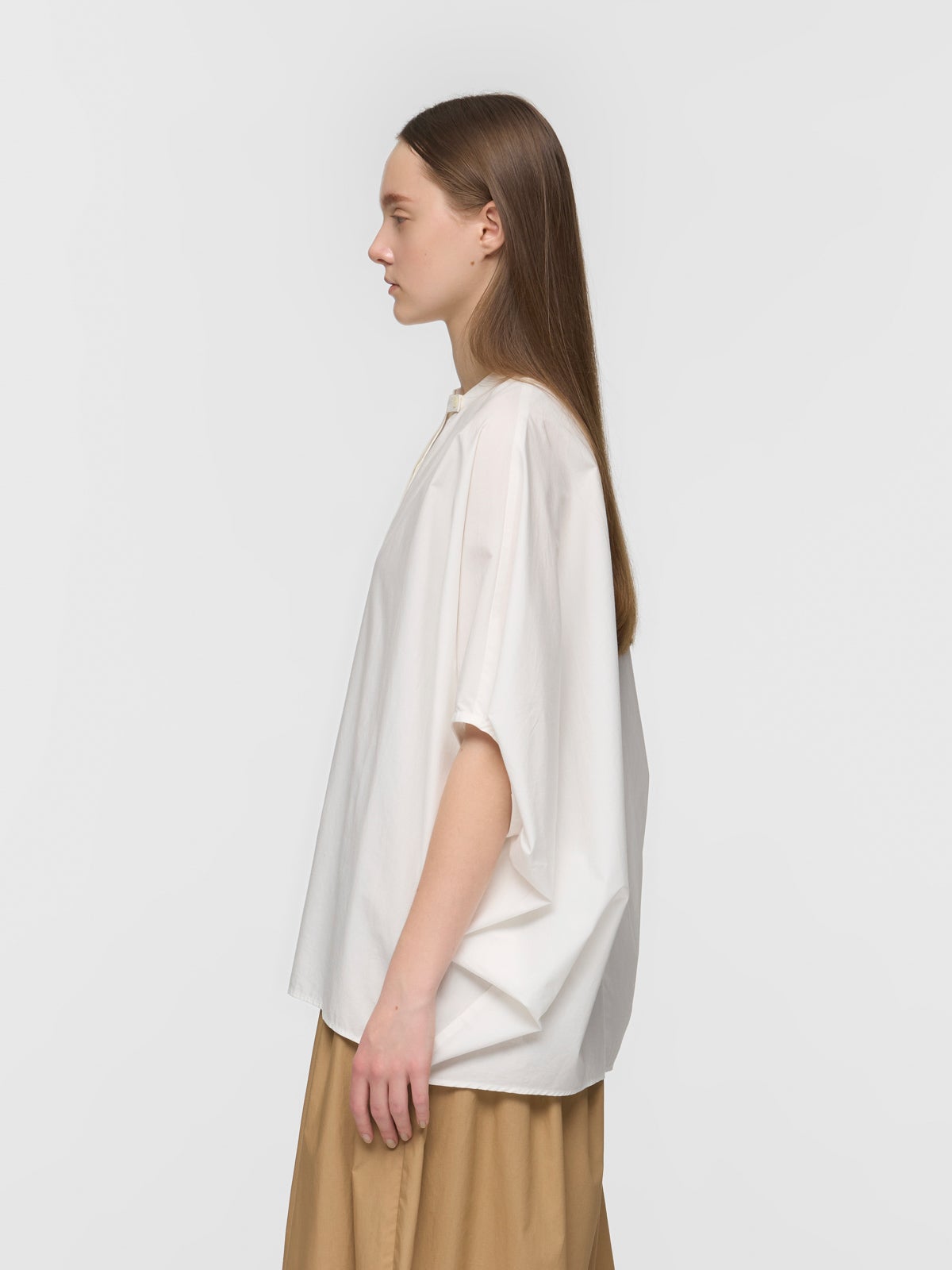 mizuiro ind スタンドカラーコクーンシャツ｜ MARcourt ONLINE STORE