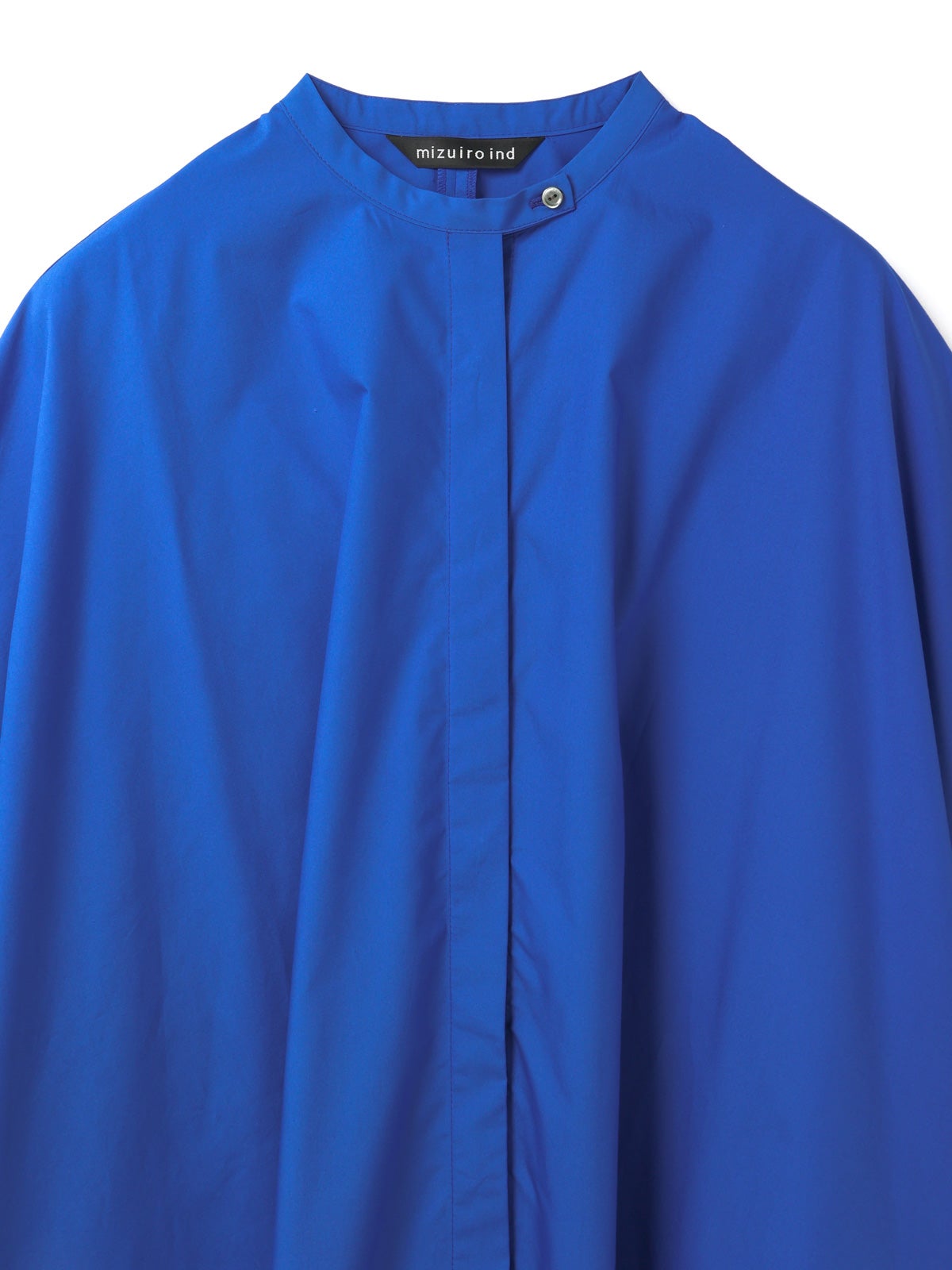 mizuiro ind スタンドカラーコクーンシャツ｜ MARcourt ONLINE STORE